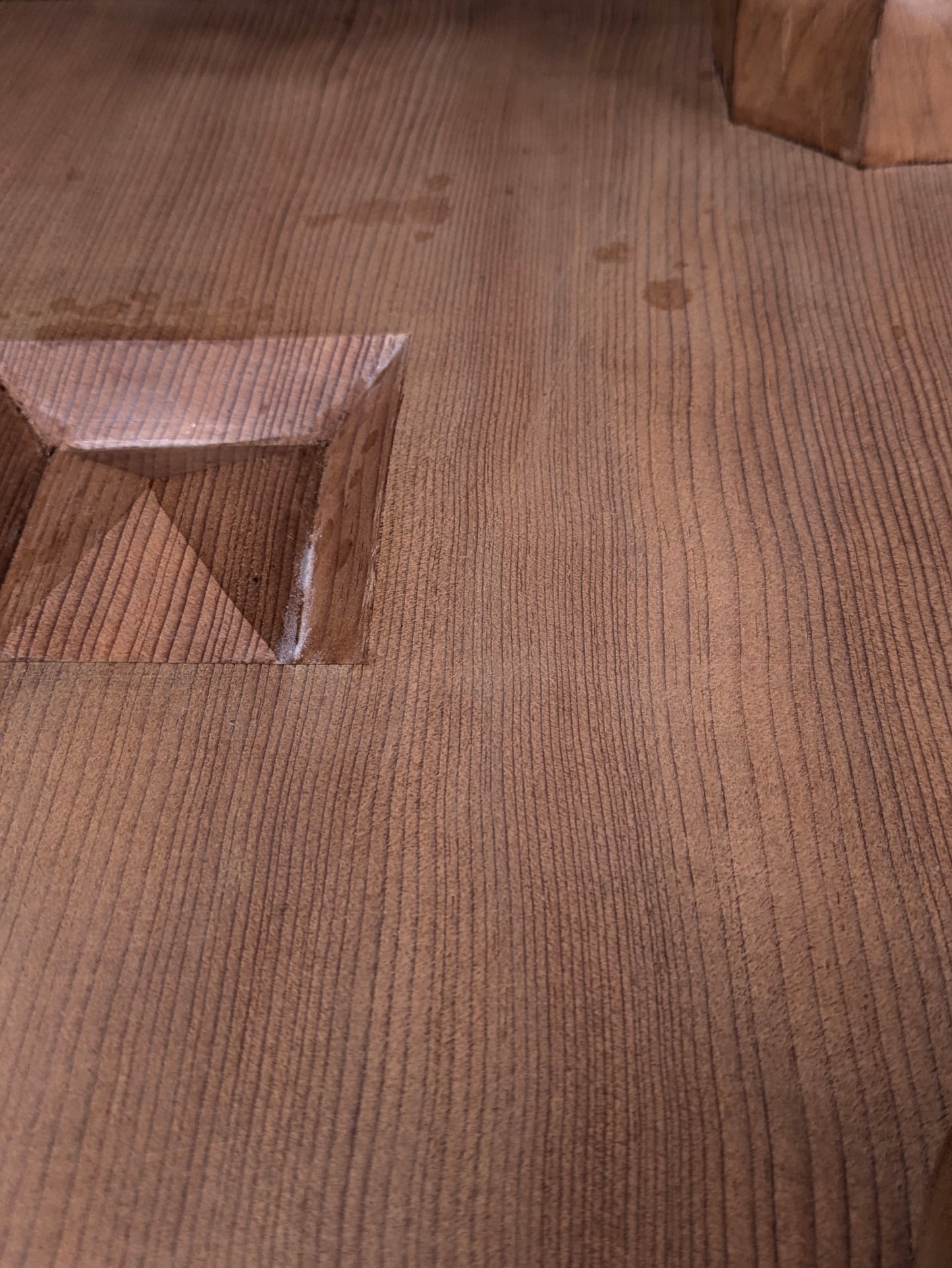 Vintage Japanese Goban 6.25"( 17cm) Thick  Go Game Board Floor Board E5