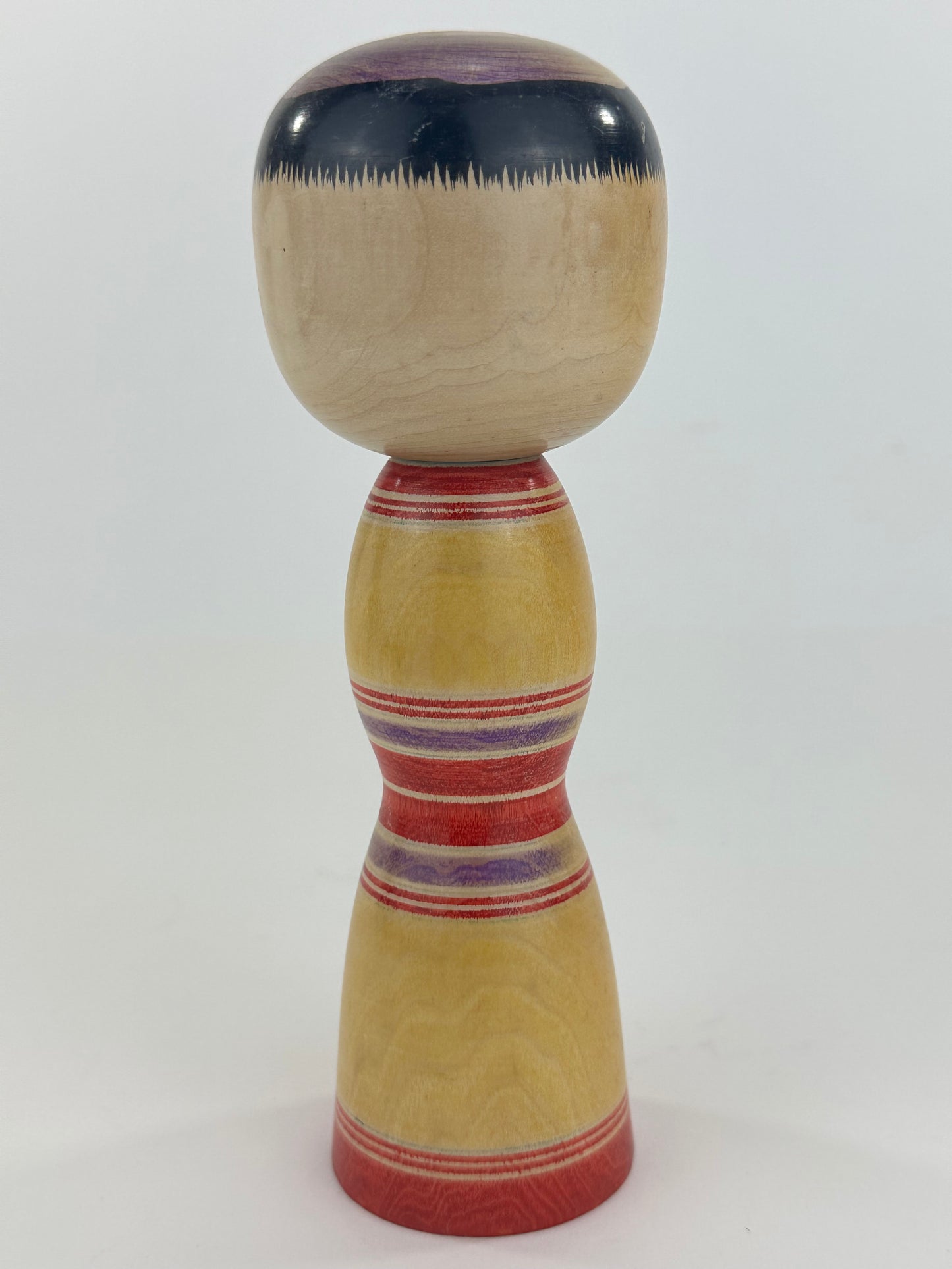 Vintage Japanese Kokeshi Wooden Doll Signed by Maker 7"