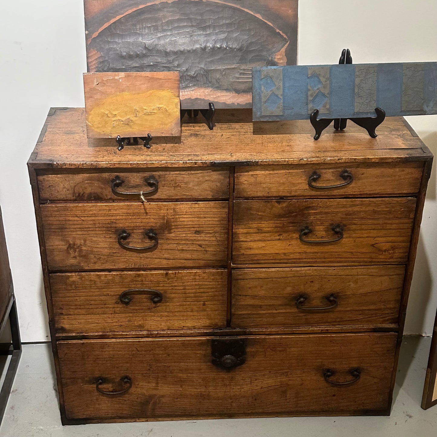 Antique Japanese Meiji Era c1880's Tansu