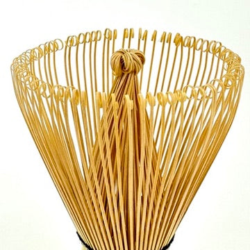 Japanese Style Handmade Bamboo Matcha Chasen Tea Whisk 100 Prong Hyappondate Chikundo NEW 4.5"H