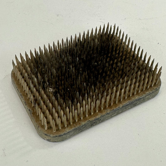 Vintage Japanese Ikebana Kenzan Spiky Flower Frog Flower Arranging 2.5x3"