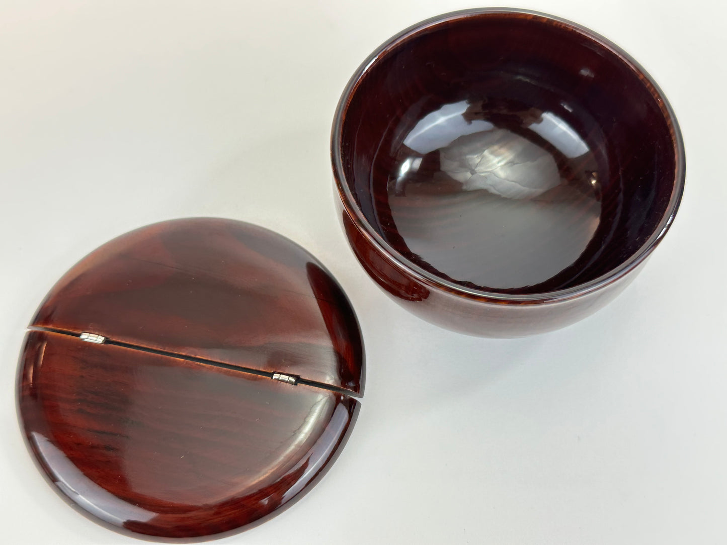 Vintage Japanese Natsume Wooden Tea Caddy Oimatsu Chaki