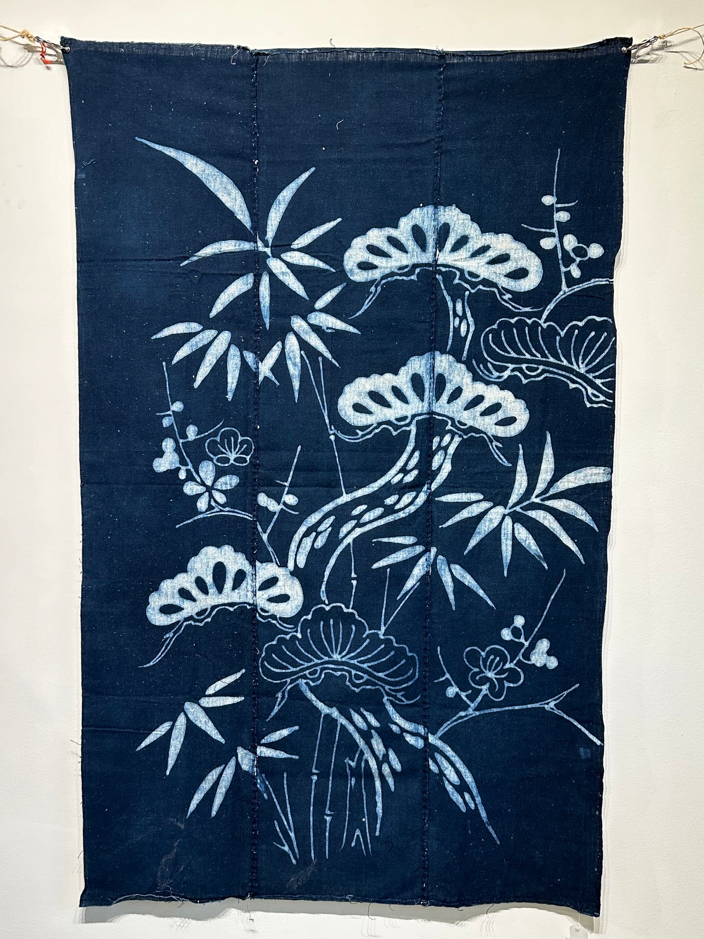 Antique Japanese 19th Century Textile - Tsutsugaki 36"x58" #89