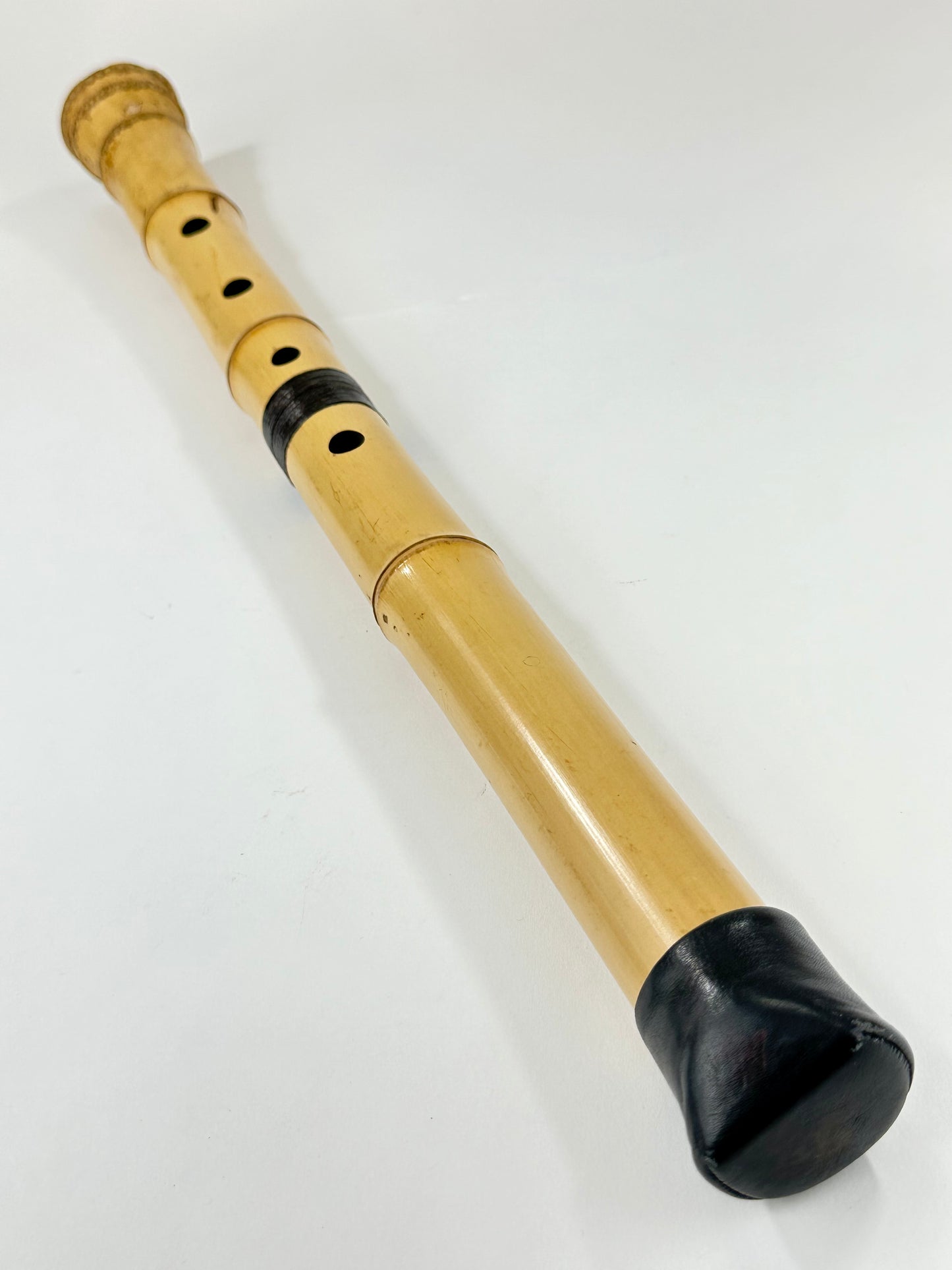 Vintage Shakuhachi Bamboo Jiari Flute Showa Era c1970's Playable Condition 2piece