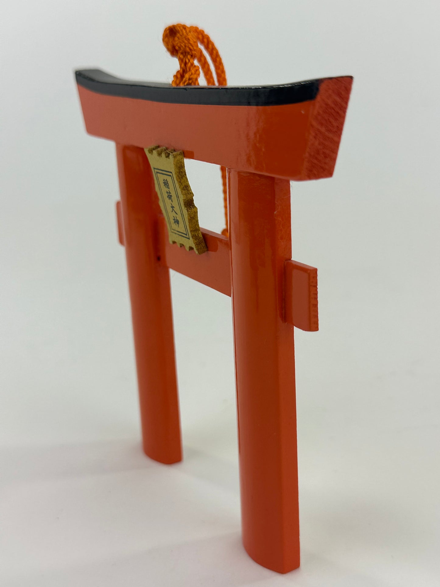 Vintage Japanese Ema Votive Plaque Hand-Painted Wooden Shrine Offering Wishes & Blessings 5"