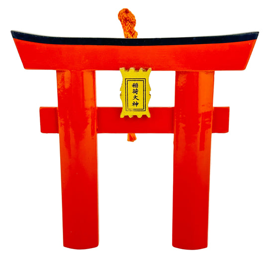 Vintage Japanese Ema Votive Plaque Hand-Painted Wooden Shrine Offering Wishes & Blessings 5"