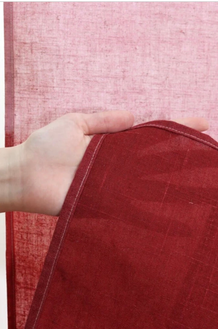 New Japanese Noren Curtain Hiyori Sun Red Ombre Doorway 150cm Made in Japan