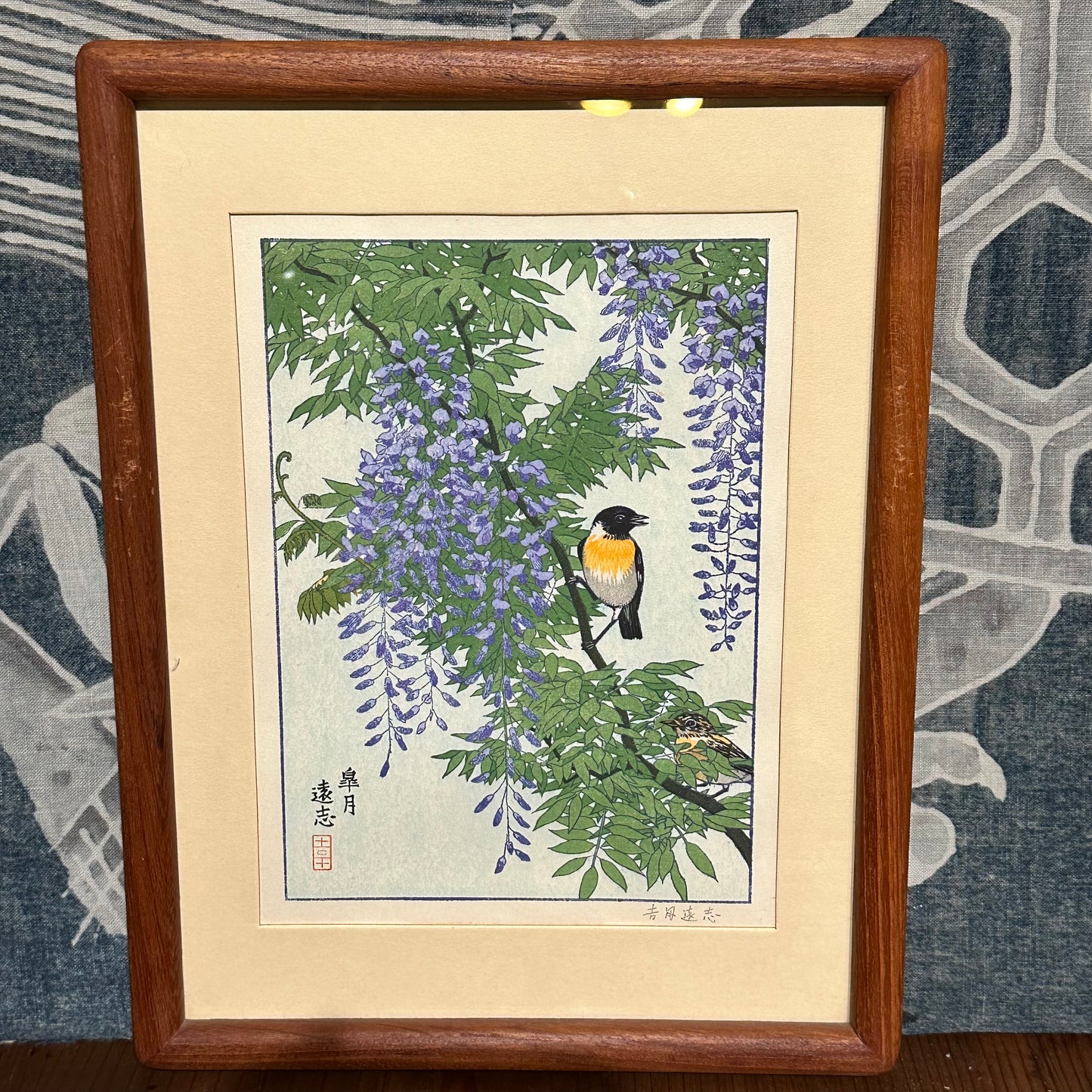 Toshi Yoshida Woodblock Print "Flowers & Birds" Very Rare Complete Set of 12 Months Signed