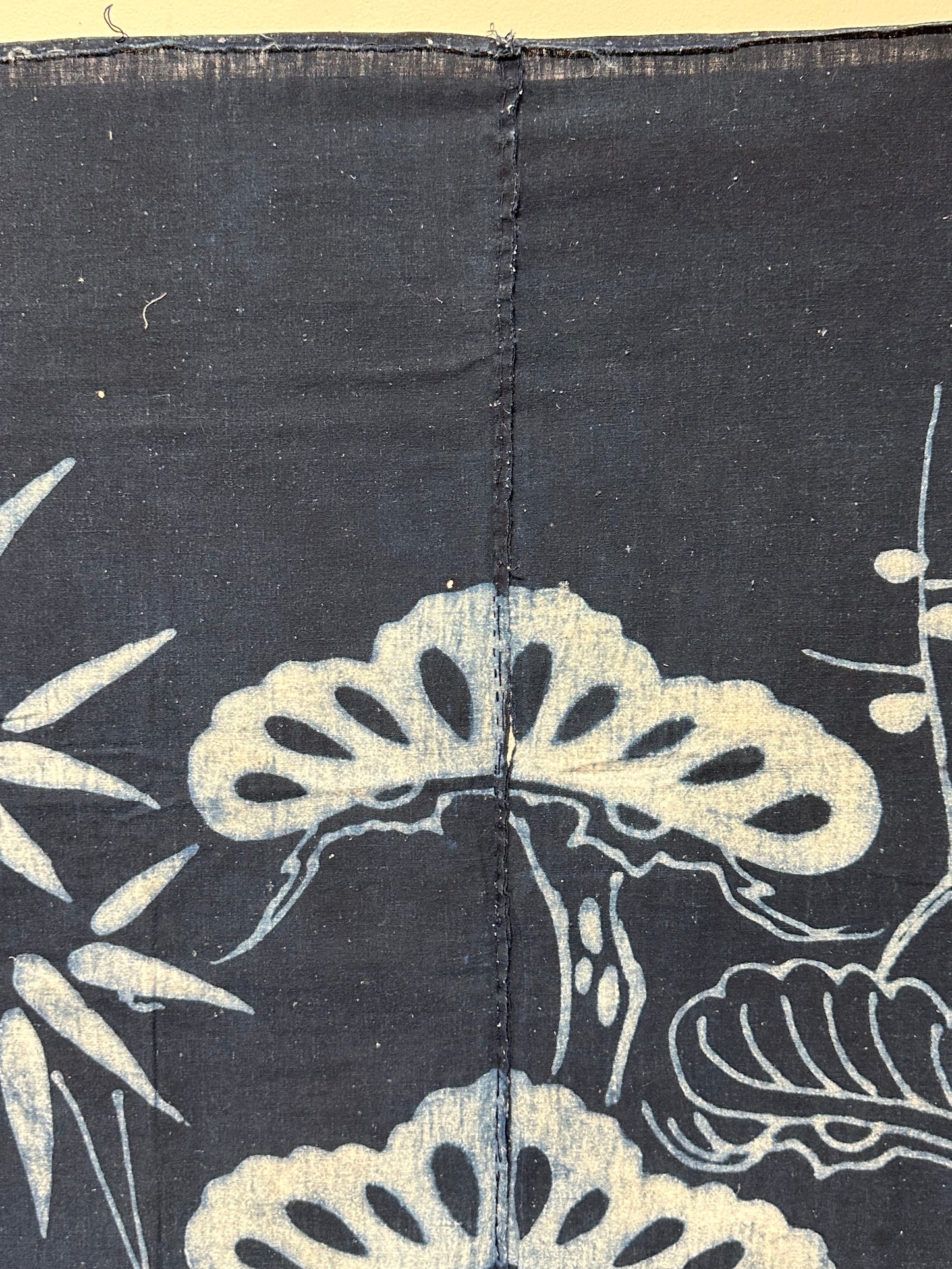 Antique Japanese 19th Century Textile - Tsutsugaki 36"x58" #89