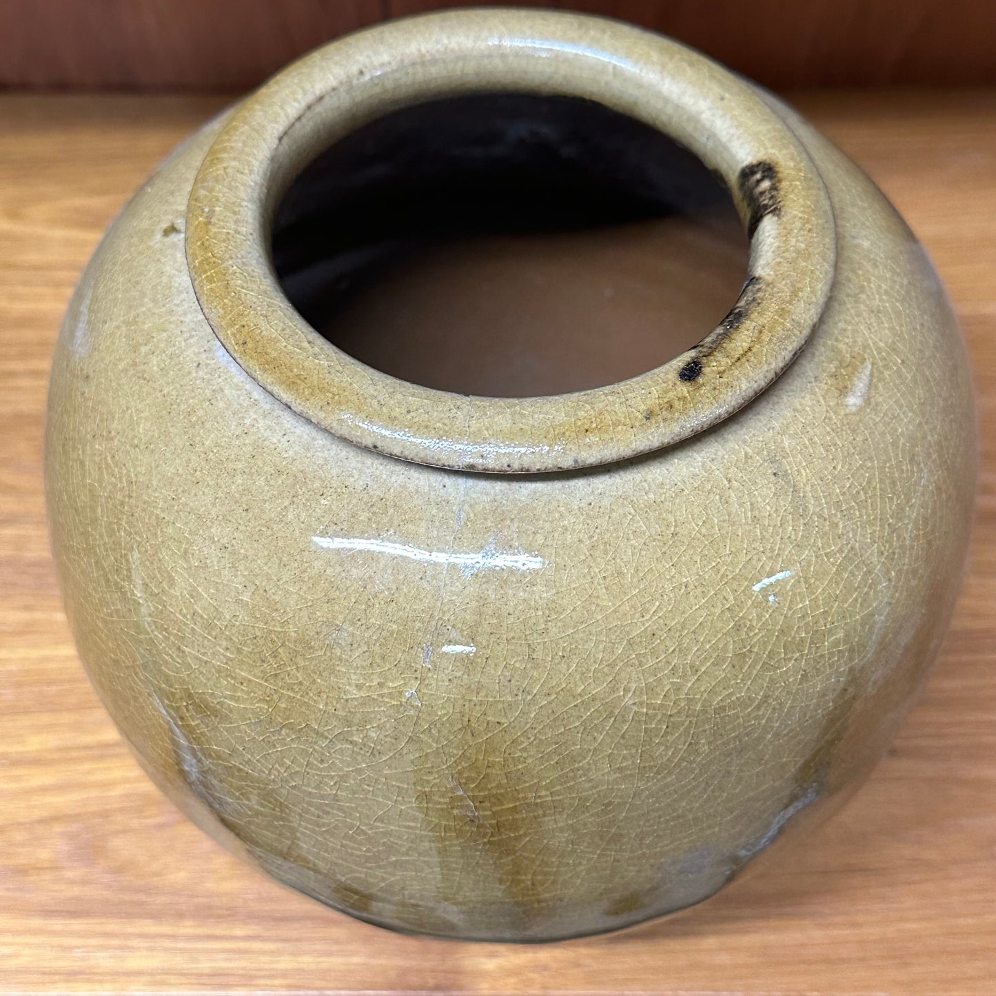 Vintage Japanese Showa Era (mid 20th) Hand Thrown Vase Ikebana