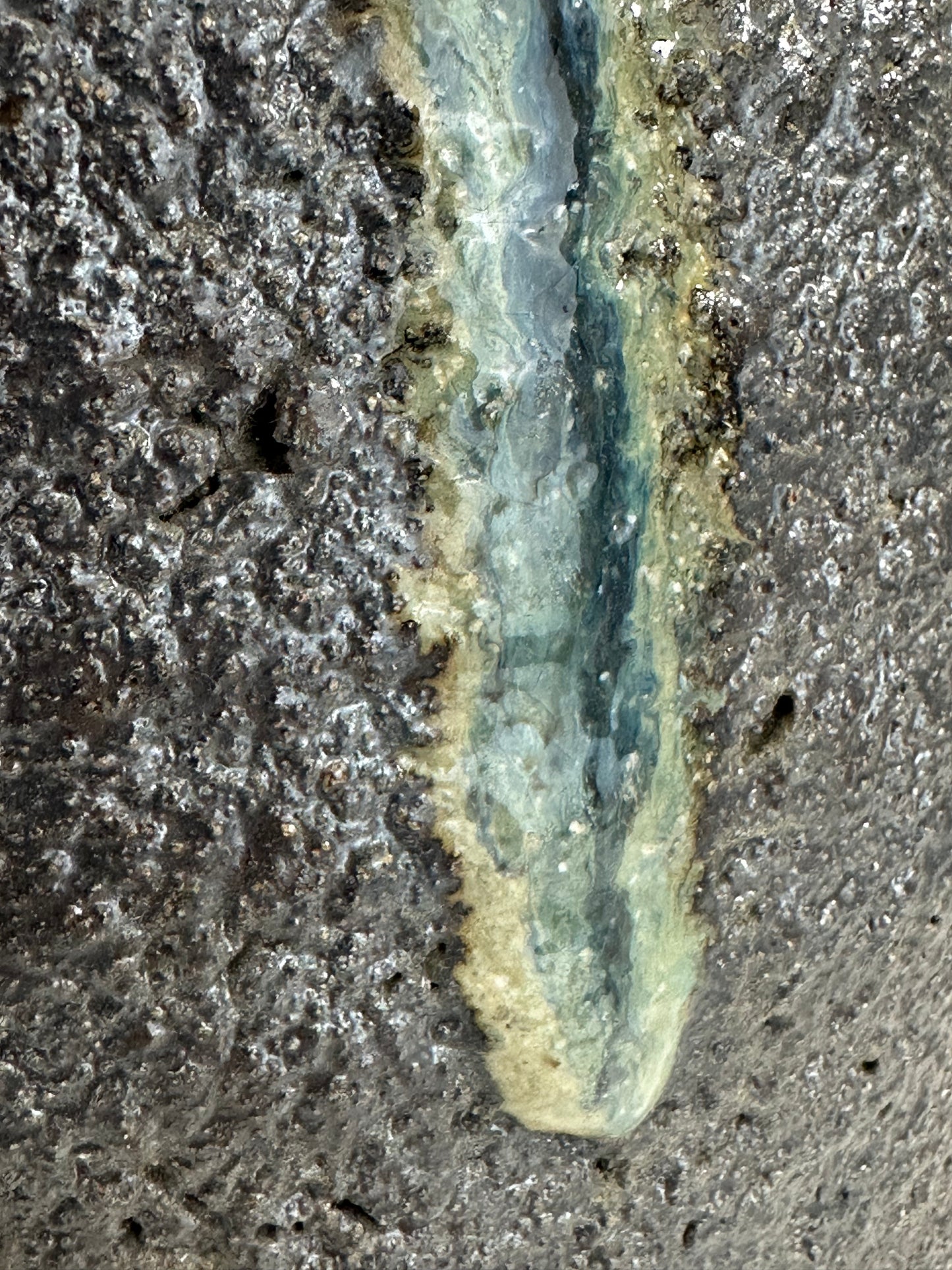 Vintage Japanese Stoneware Vase with Natural Ash Glaze Drips 10.5"H