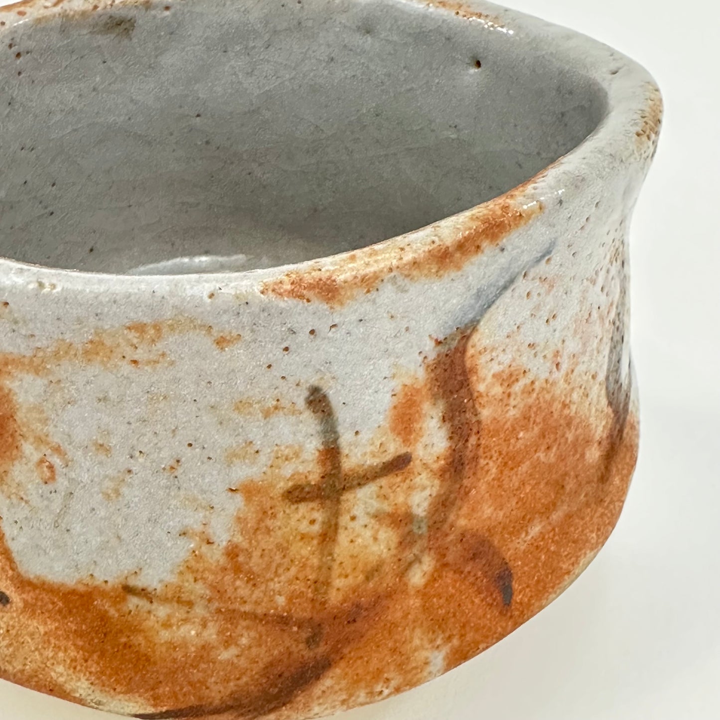 Vintage Japanese Hand Thrown Ceramic Tea Bowl Chawan