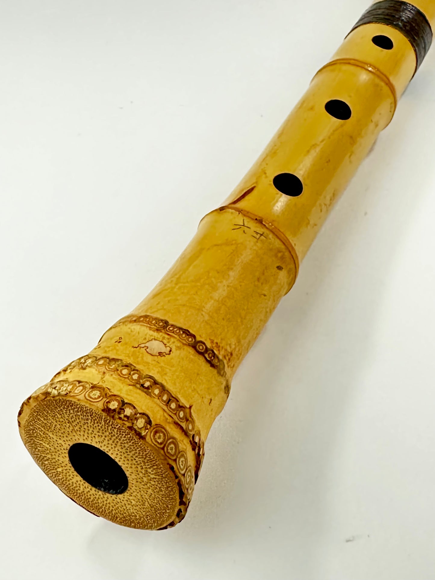 Vintage Shakuhachi Bamboo Jiari Flute Showa Era c1970's Playable Condition 2piece