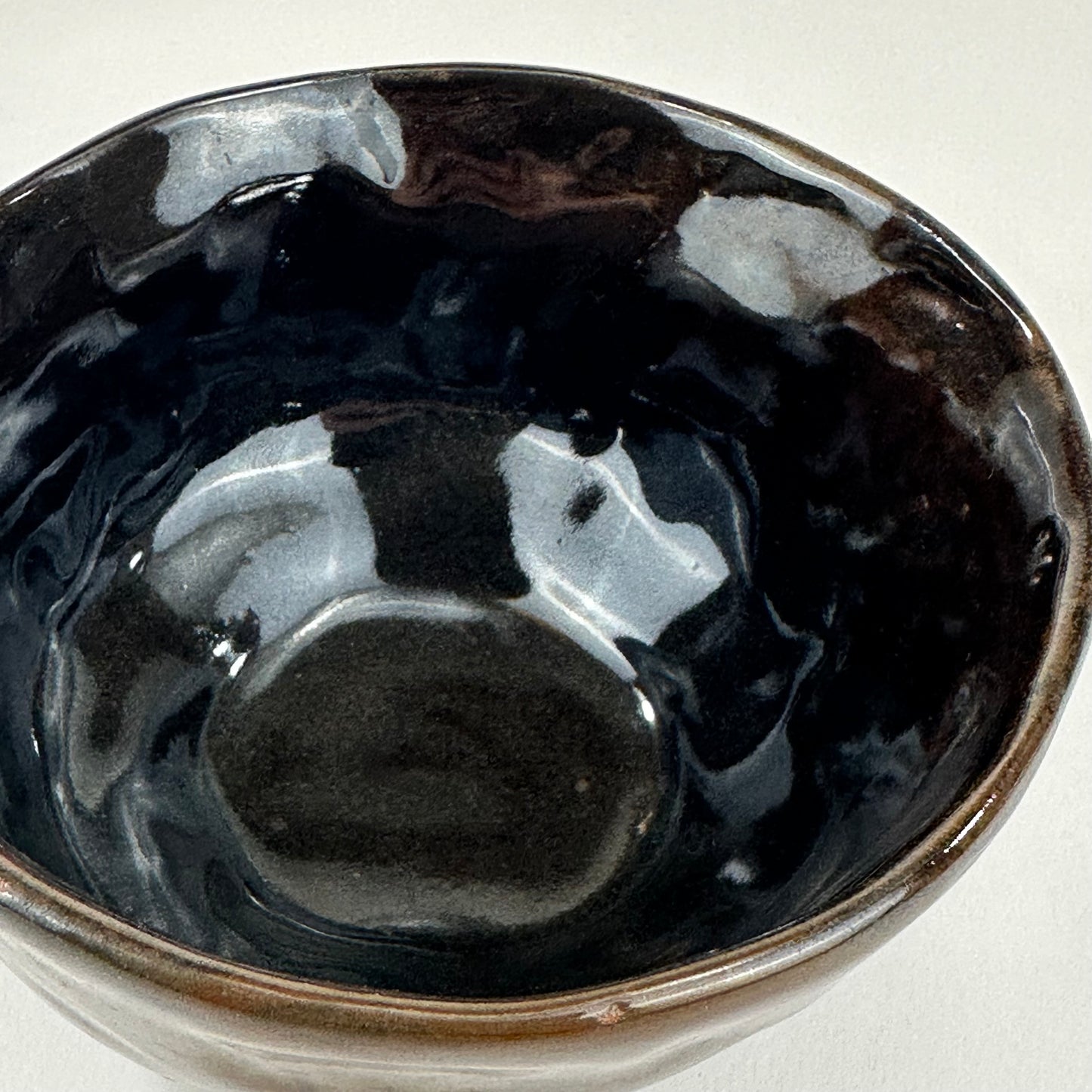 Vintage Japanese Hand Thrown Signed Ceramic Tea Bowl Chawan