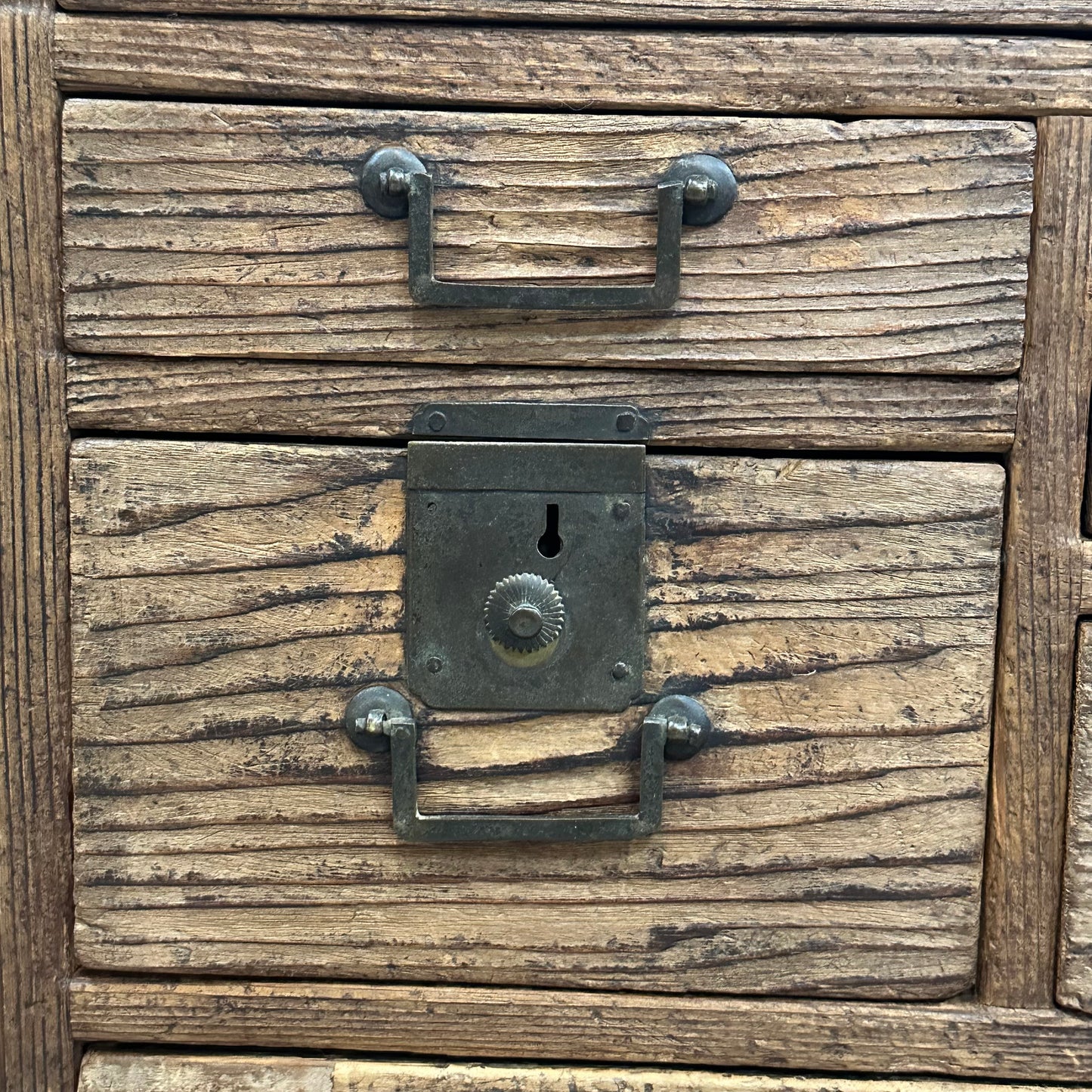 Antique Japanese Meiji Era (c1860’s) Kodansu Personal Tansu 6 Drawer 25"W