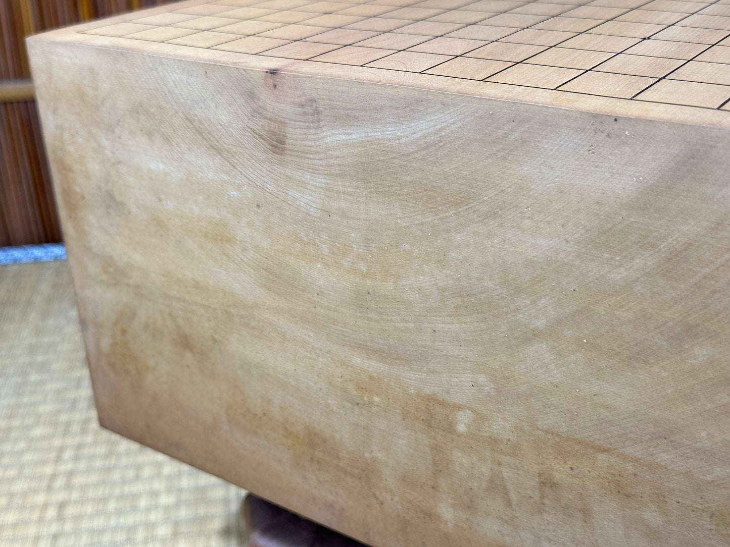 Vintage Japanese Goban 7" (17.5cm) Thick Go Game Board Floor Board A1
