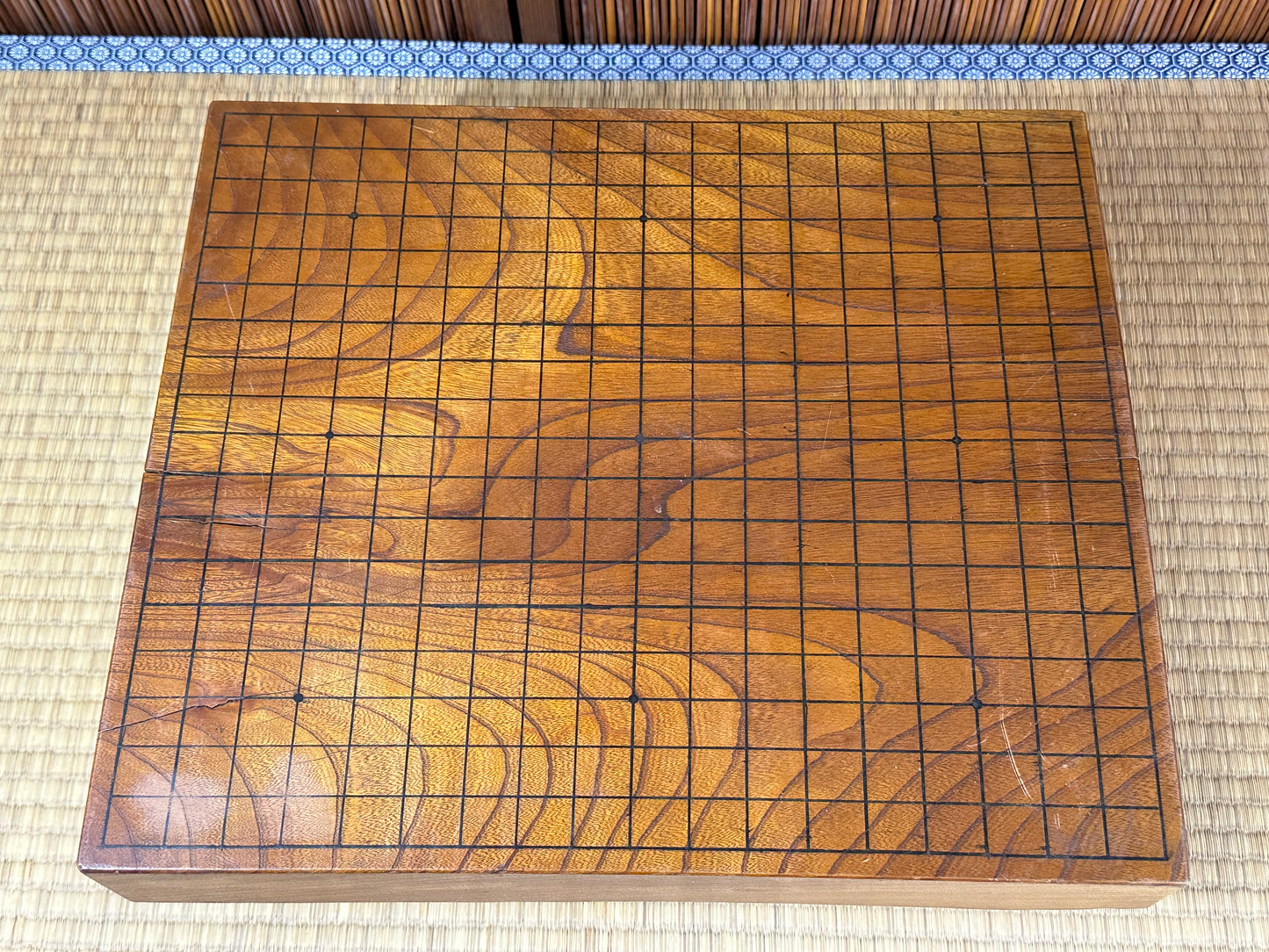 Vintage Japanese Goban 2.75" ( 7cm) Thick  Go Game Board Floor Board F6