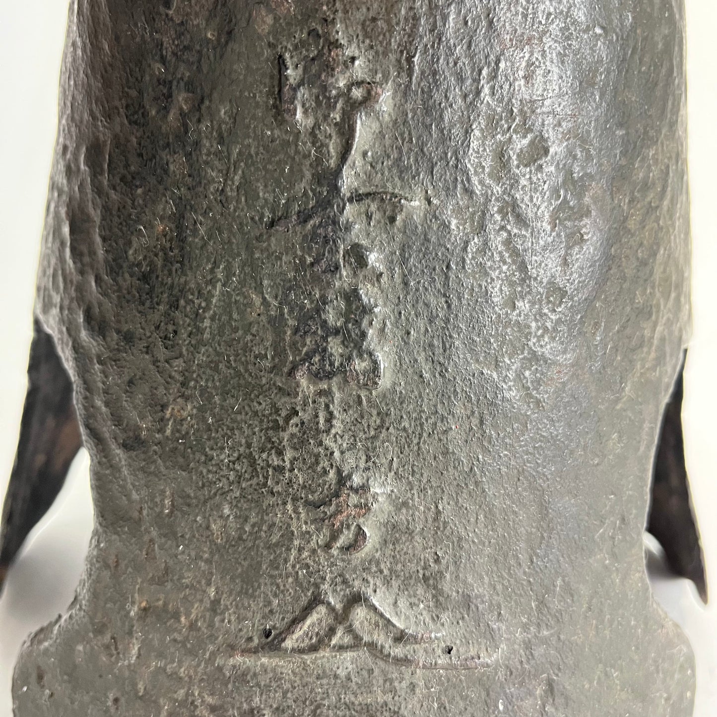 Vintage Japanese Showa Usubata Iron Vase Buddhist Family Shrine 9"