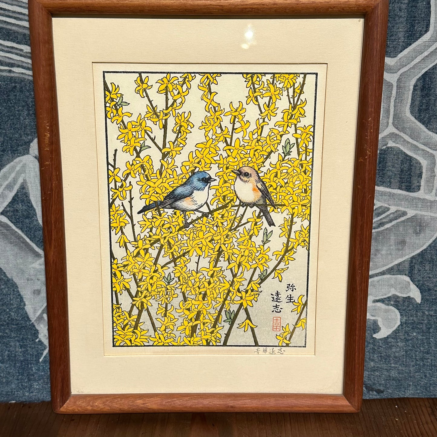 Toshi Yoshida Woodblock Print "Flowers & Birds" Very Rare Complete Set of 12 Months Signed