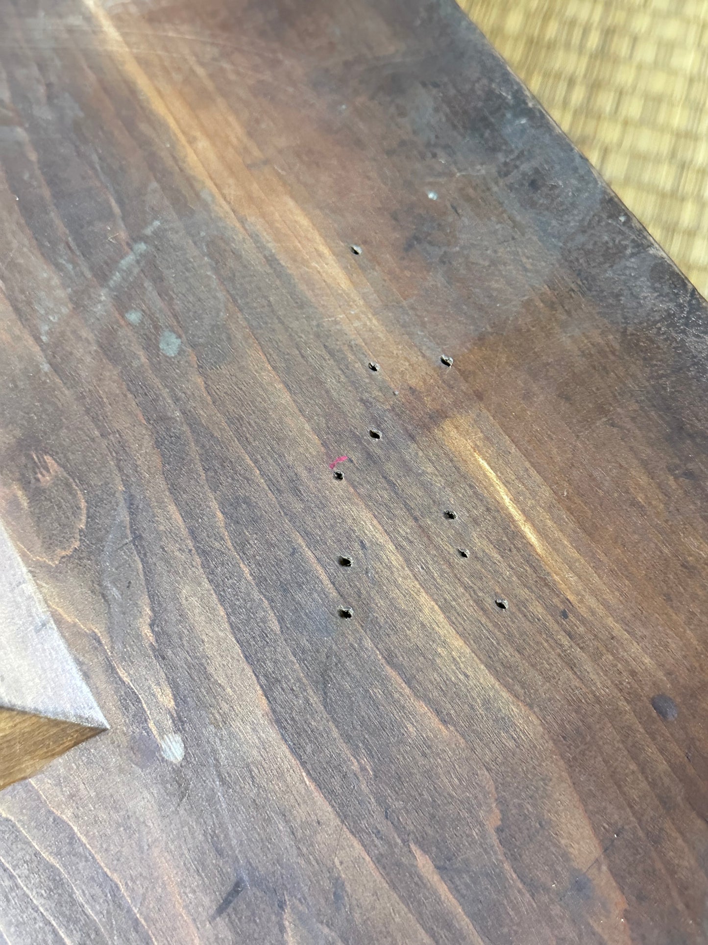 Vintage Japanese Goban 5.5" (14cm) Thick Go Game Board Floor Board D4