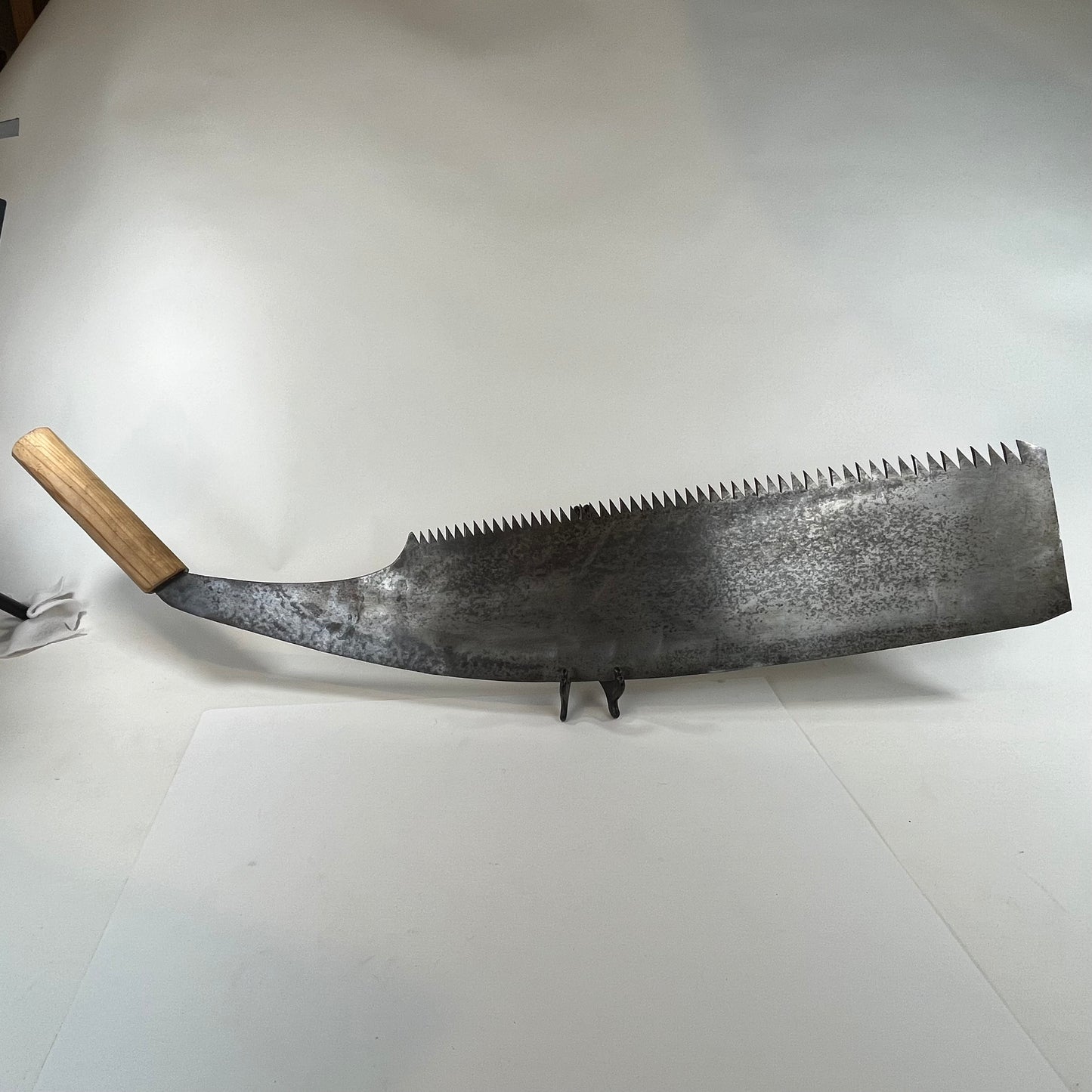 Antique Japanese Saw c1800’s Nokogiri Forged Iron Tool 44”