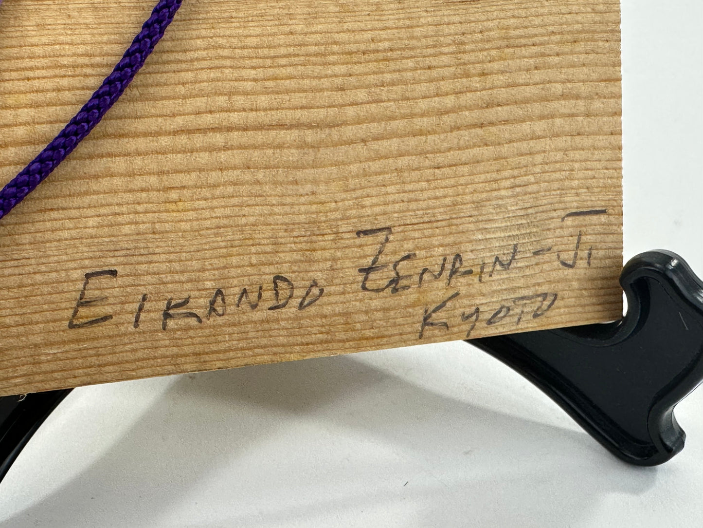 Vintage Japanese Ema Votive Plaque – Hand-Painted Wooden Shrine Offering Wishes & Blessings 5"