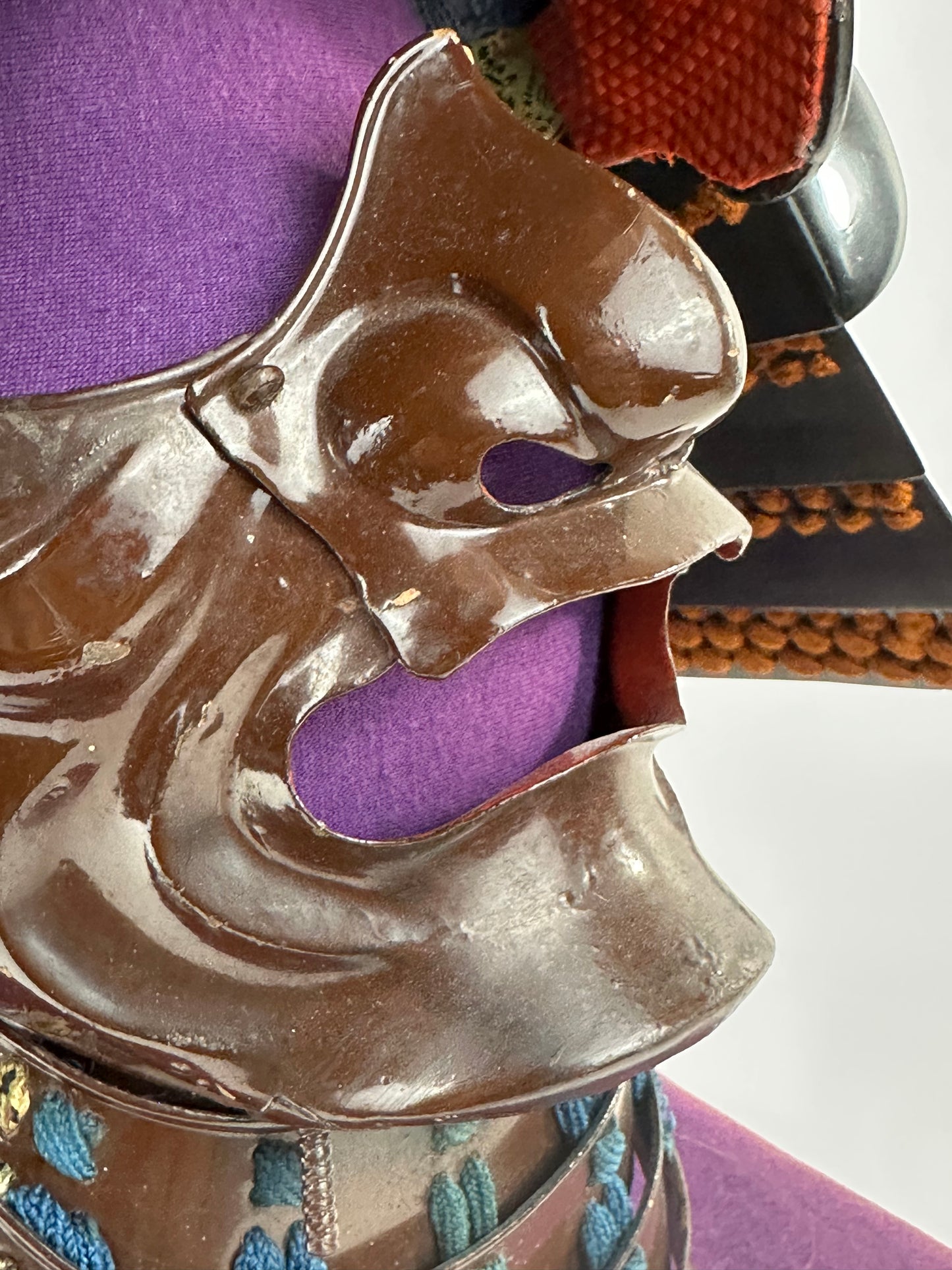 Antique Japanese Kabuto Helmet Bushido Edo Period Ichinotani Kawari Cliff Style LS#112