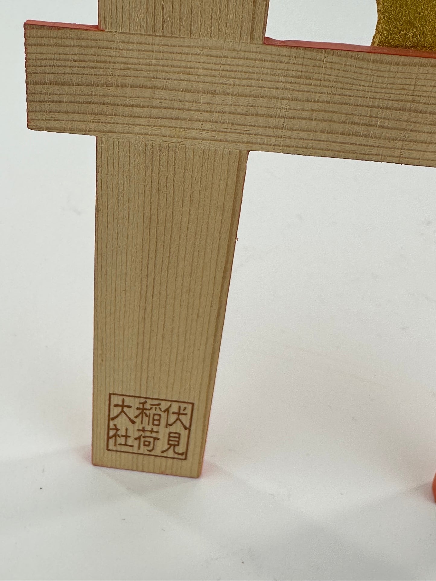 Vintage Japanese Ema Votive Plaque Hand-Painted Wooden Shrine Offering Wishes & Blessings 5"