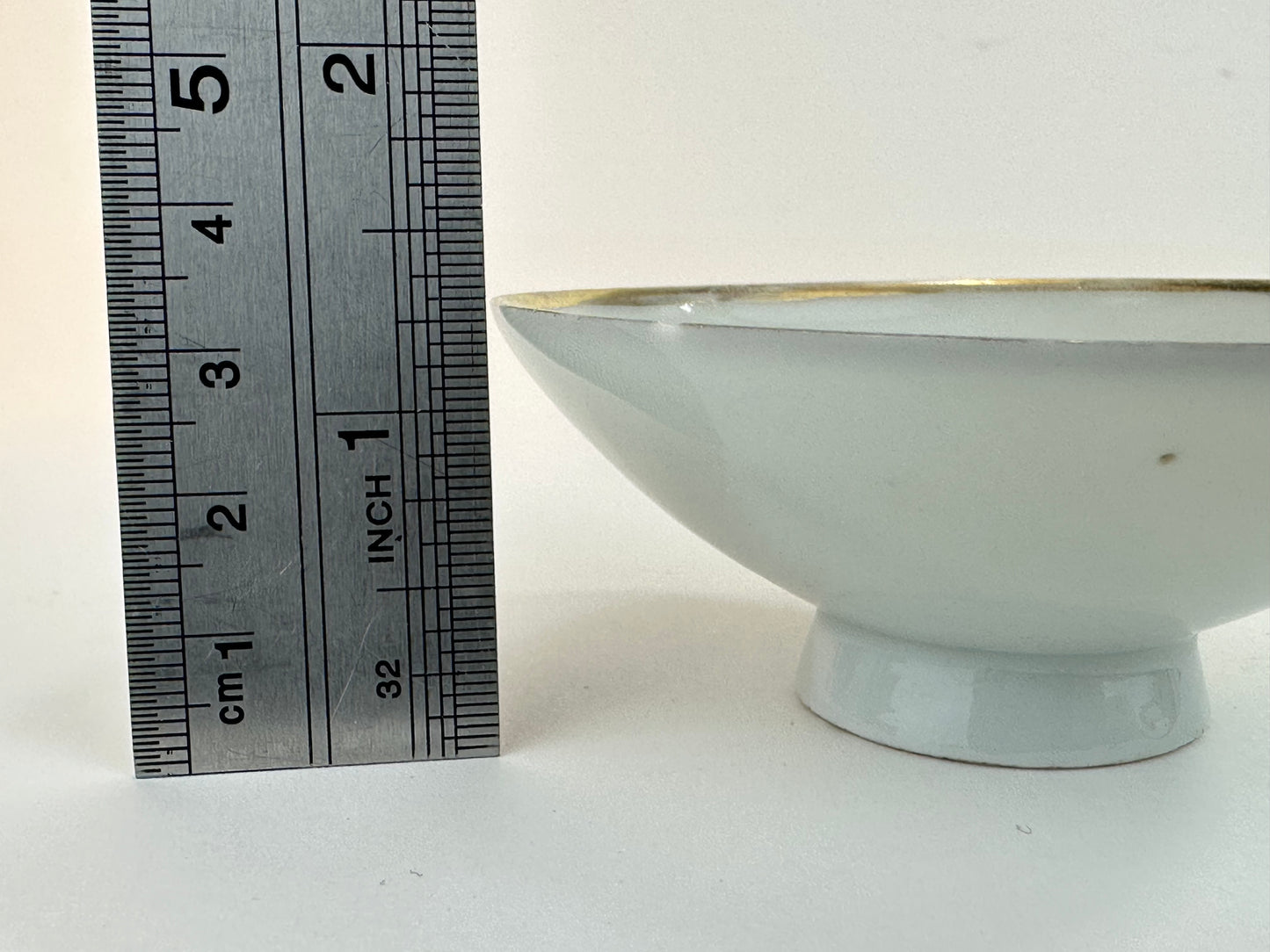 Antique Japanese Taisho Era c1920's Military Sake Cup Sakazuki ~3"W