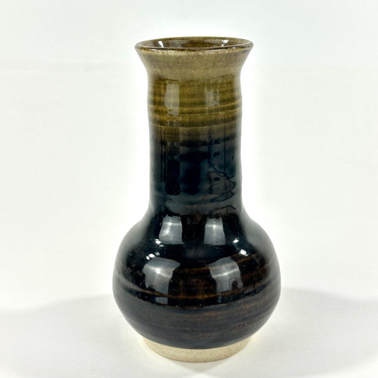 Japanese Studio Pottery Shakutate Tea Ceremony Hishaku &amp; Hibashi StandCeramic Vase