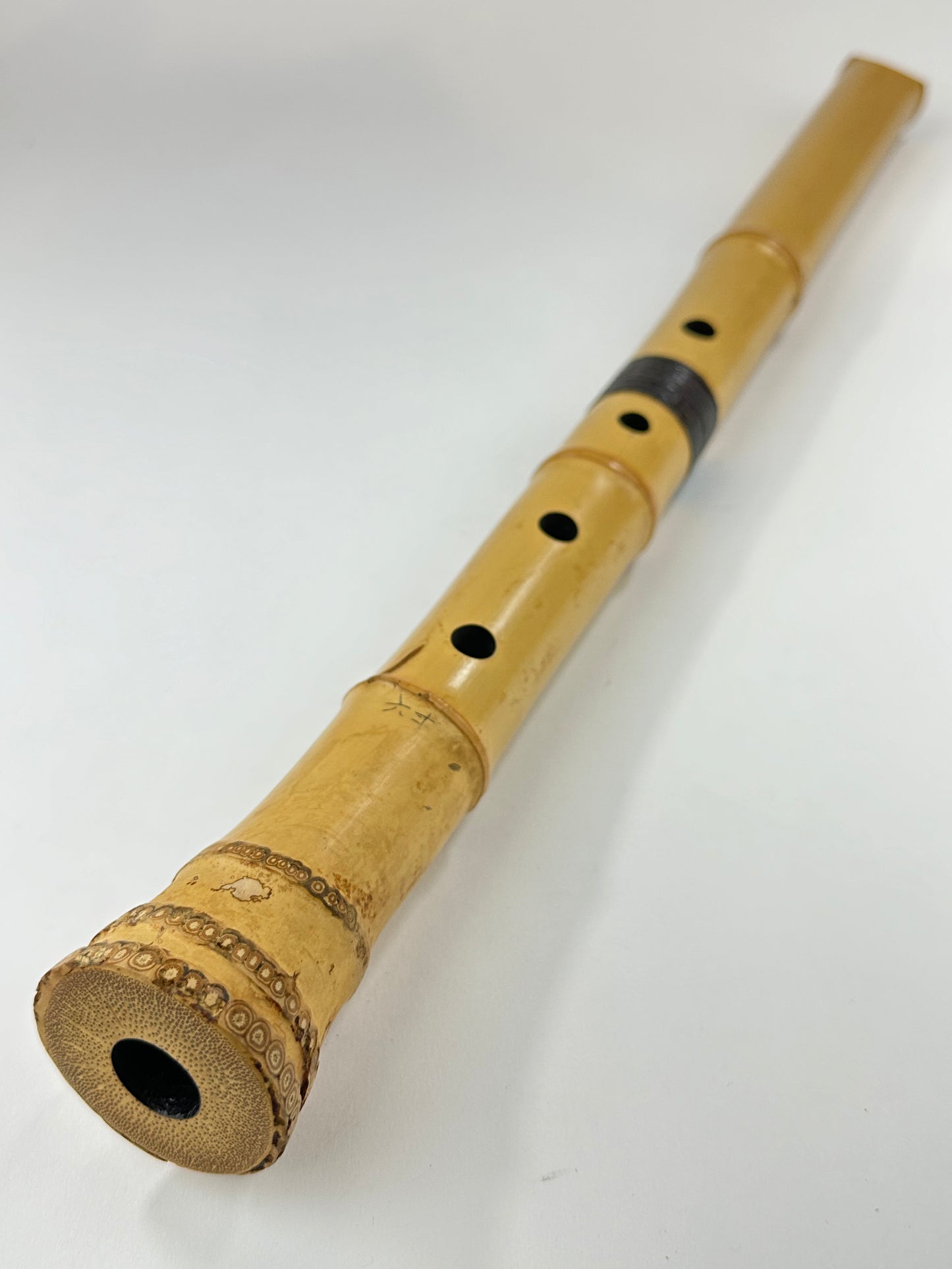 Vintage Shakuhachi Bamboo Jiari Flute Showa Era c1970's Playable Condition 2piece