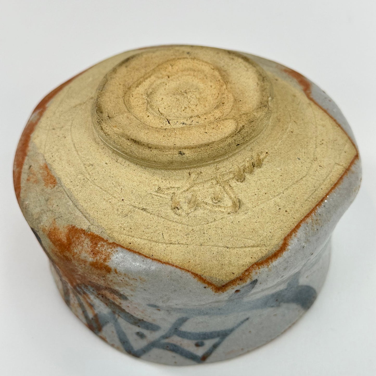 Vintage Japanese Hand Thrown Ceramic Tea Bowl Chawan