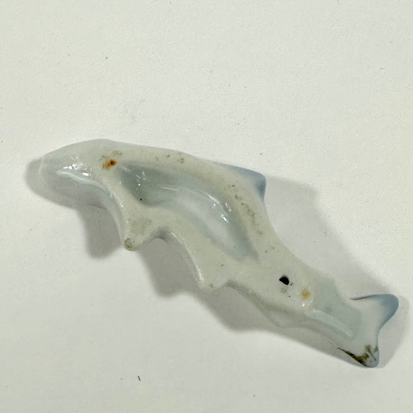 Vintage Japanese Ceramic Hashioki Chopstick Rest Hand Painted Showa Era ~3"L