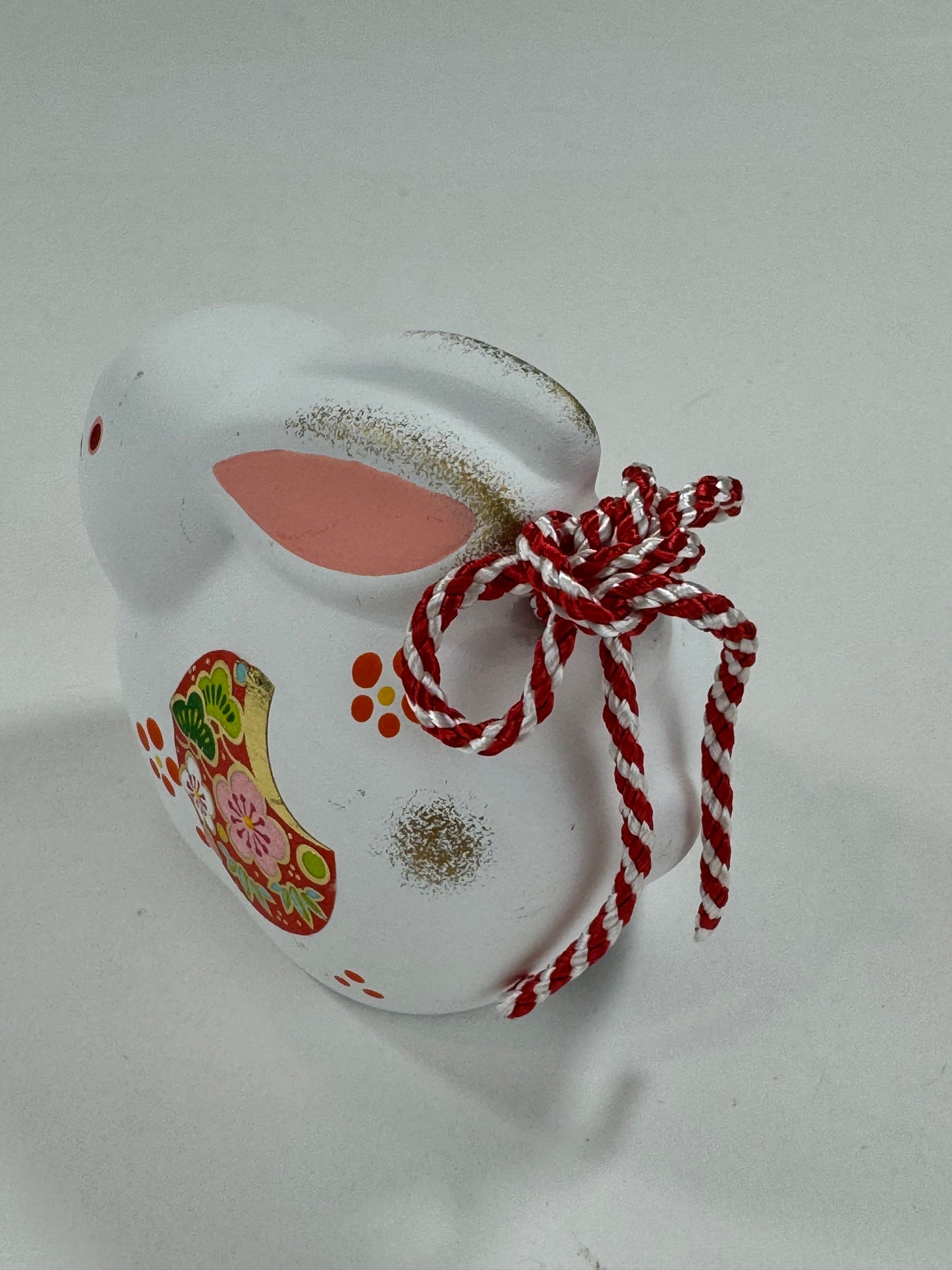 Japanese Zodiac Animal Rabbit Small Ceramic Bell 2”