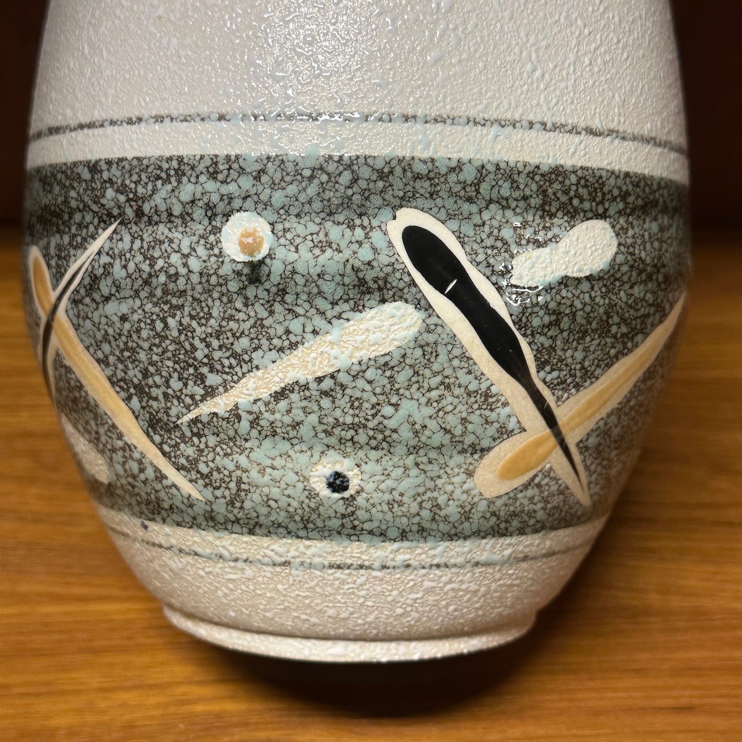 Vintage Japanese Showa Era (mid 20th) Hand Thrown Vase Ikebana