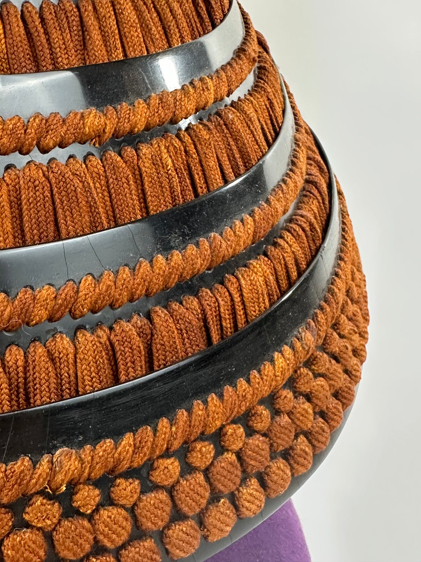 Antique Japanese Kabuto Helmet Bushido Edo Period Ichinotani Kawari Cliff Style LS#112