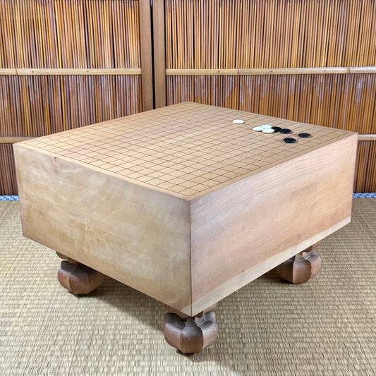 Vintage Japanese Goban 7" (17.5cm) Thick Go Game Board Floor Board A1