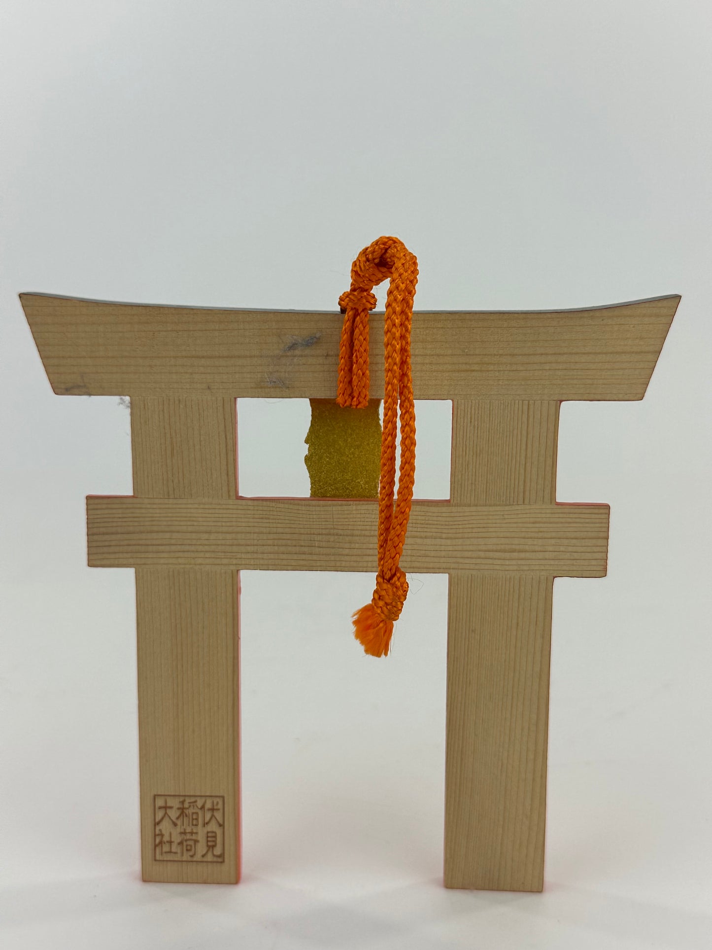 Vintage Japanese Ema Votive Plaque Hand-Painted Wooden Shrine Offering Wishes & Blessings 5"