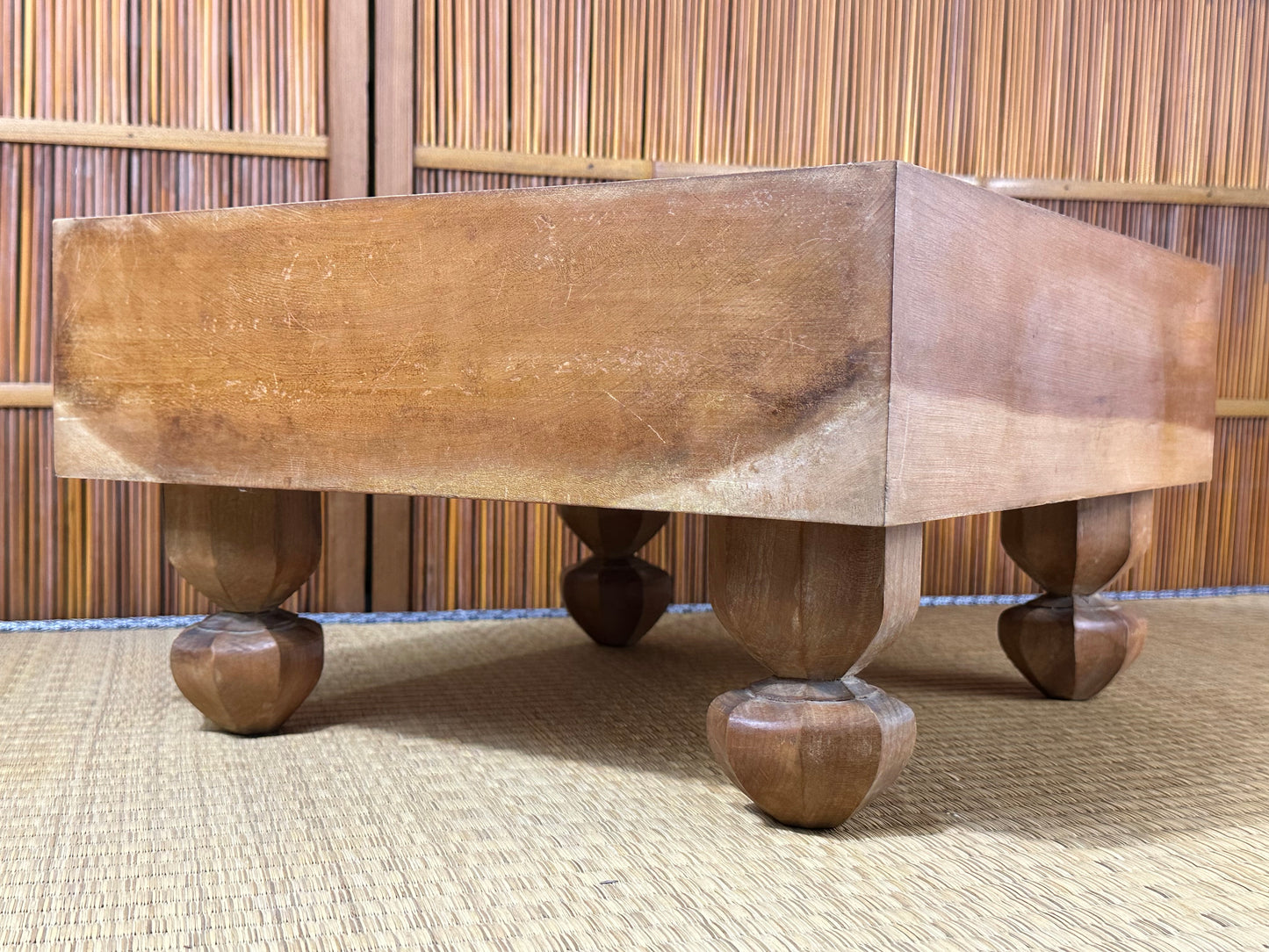 Vintage Japanese Goban 4.5" (12cm) Thick Go Game Board Floor Board C3