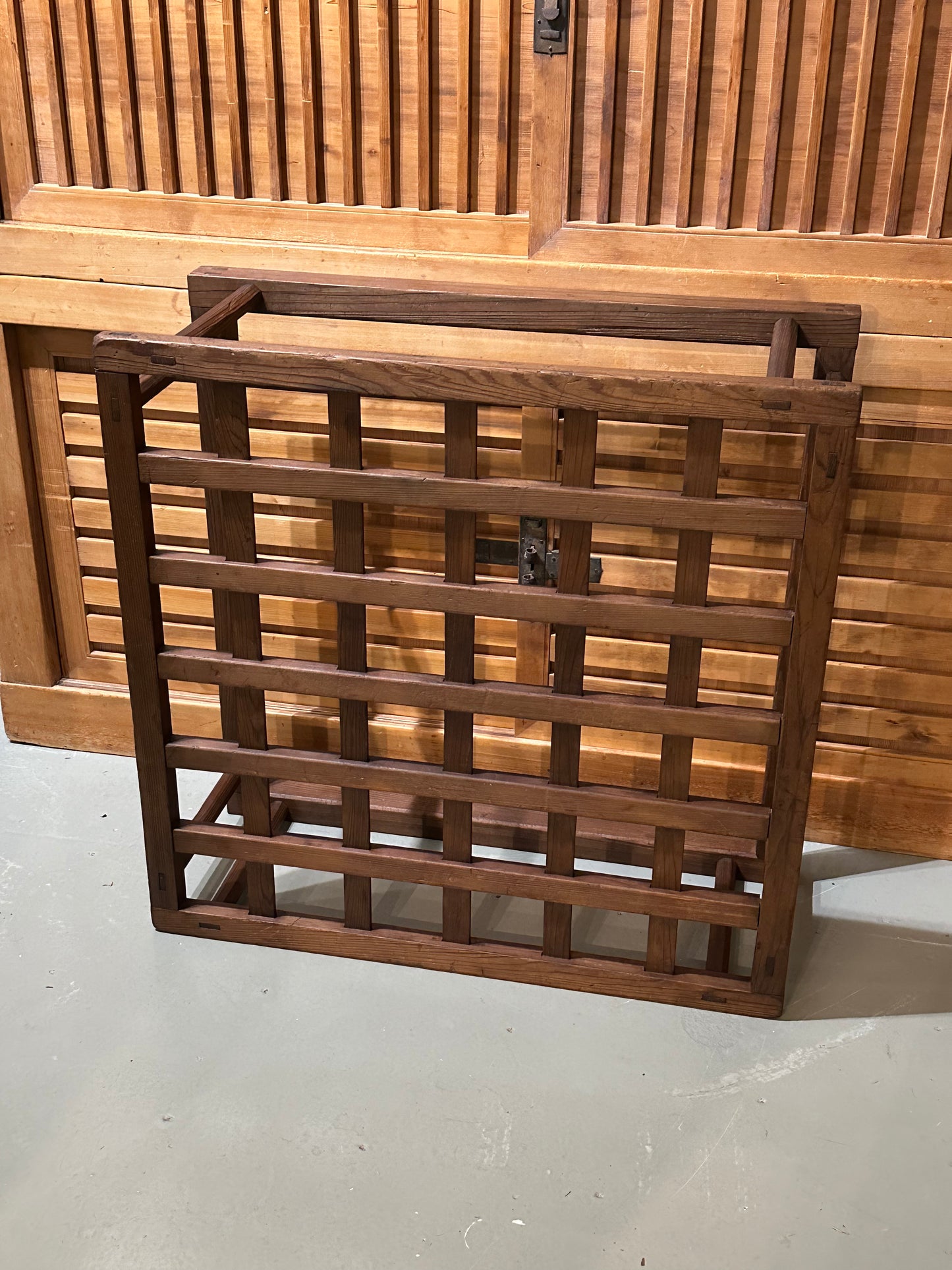 Antique Japanese 19th Century Sugi Wood Kotatsu Table 34”