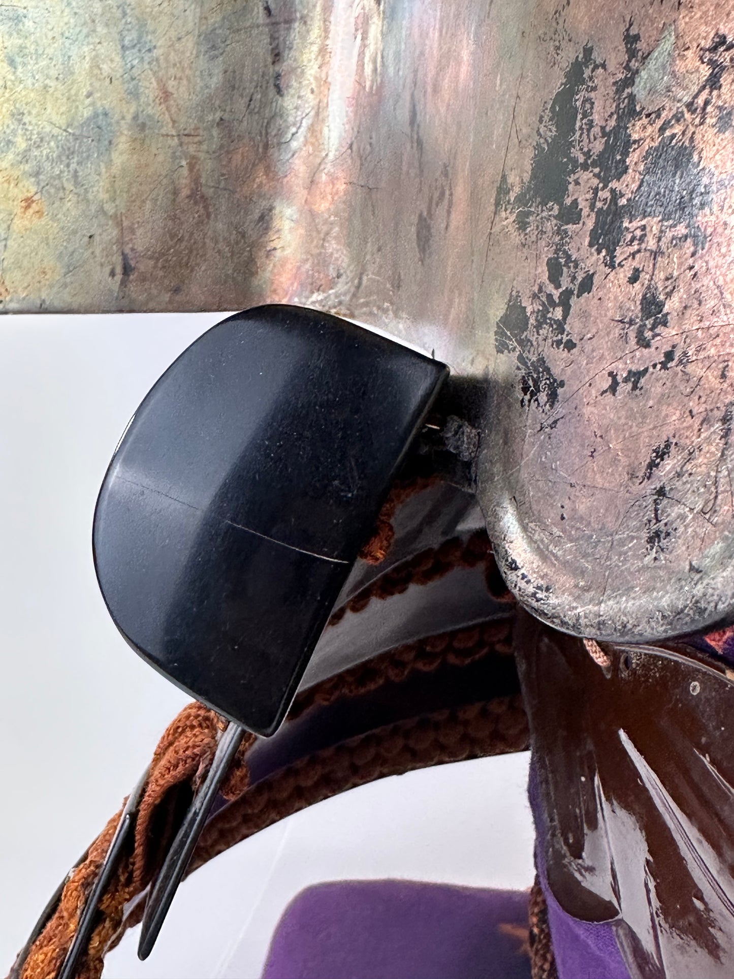 Antique Japanese Kabuto Helmet Bushido Edo Period Ichinotani Kawari Cliff Style LS#112