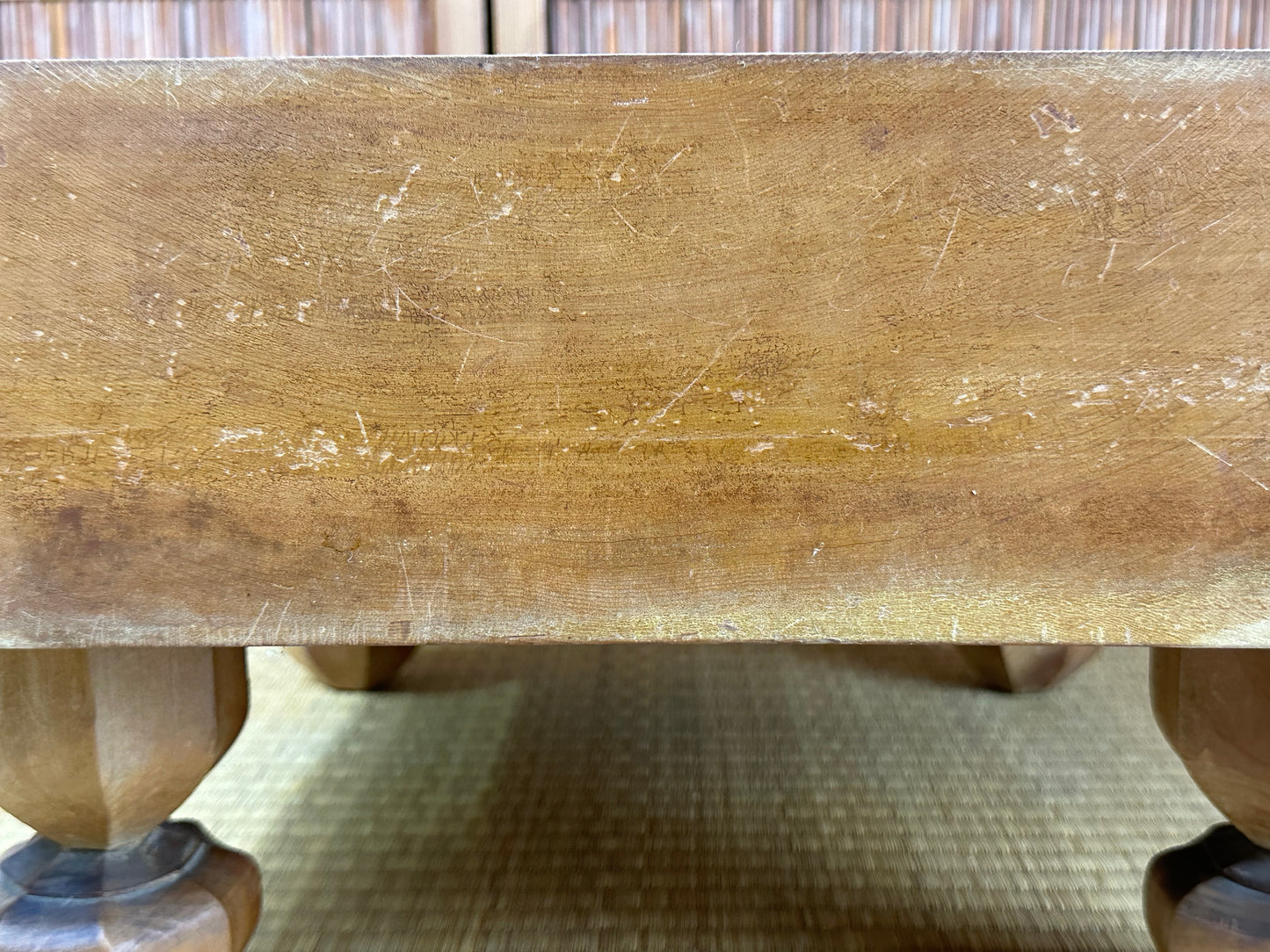 Vintage Japanese Goban 4.5" (12cm) Thick Go Game Board Floor Board C3