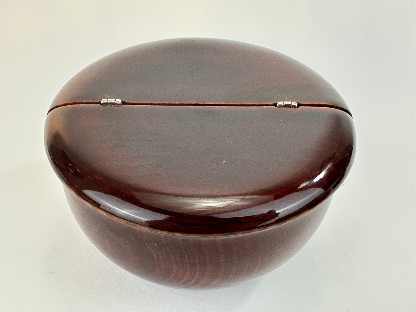 Vintage Japanese Natsume Wooden Tea Caddy Oimatsu Chaki