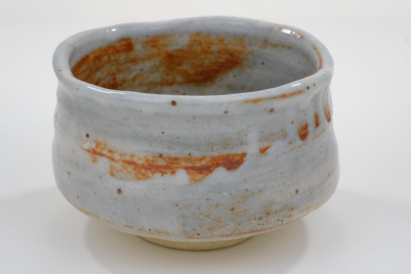 Vintage Japanese Hand Thrown Ceramic Tea Bowl Chawan 5"