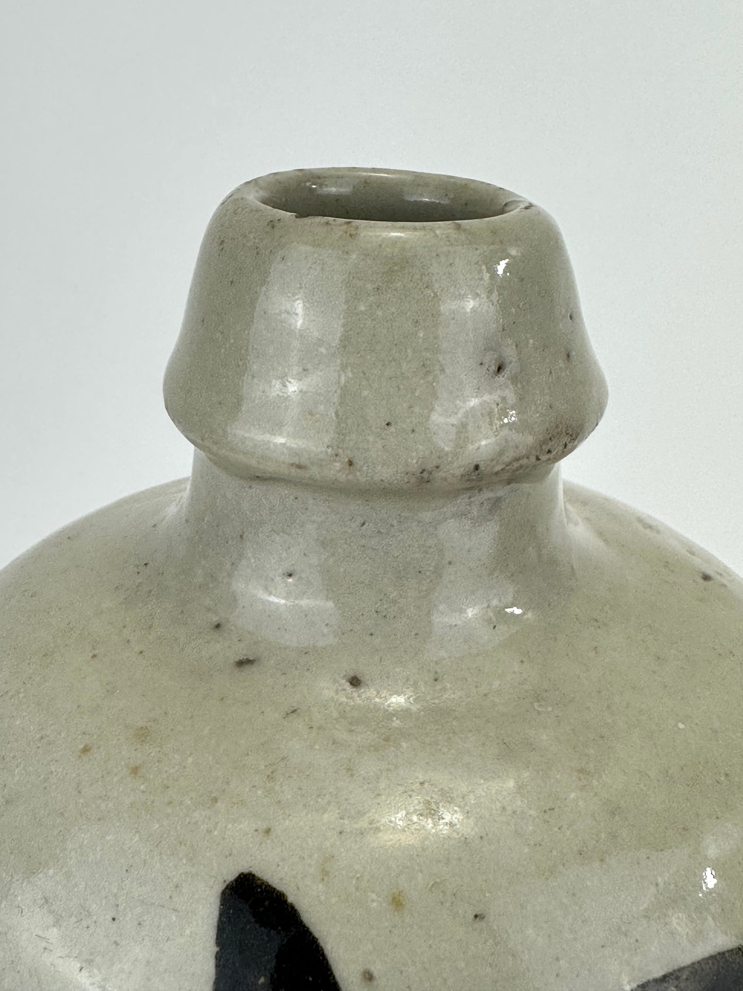 Antique Japanese Meiji Era (c1890's) Signed Tokkuri Sake Jug Sake (Vase) 10.5”