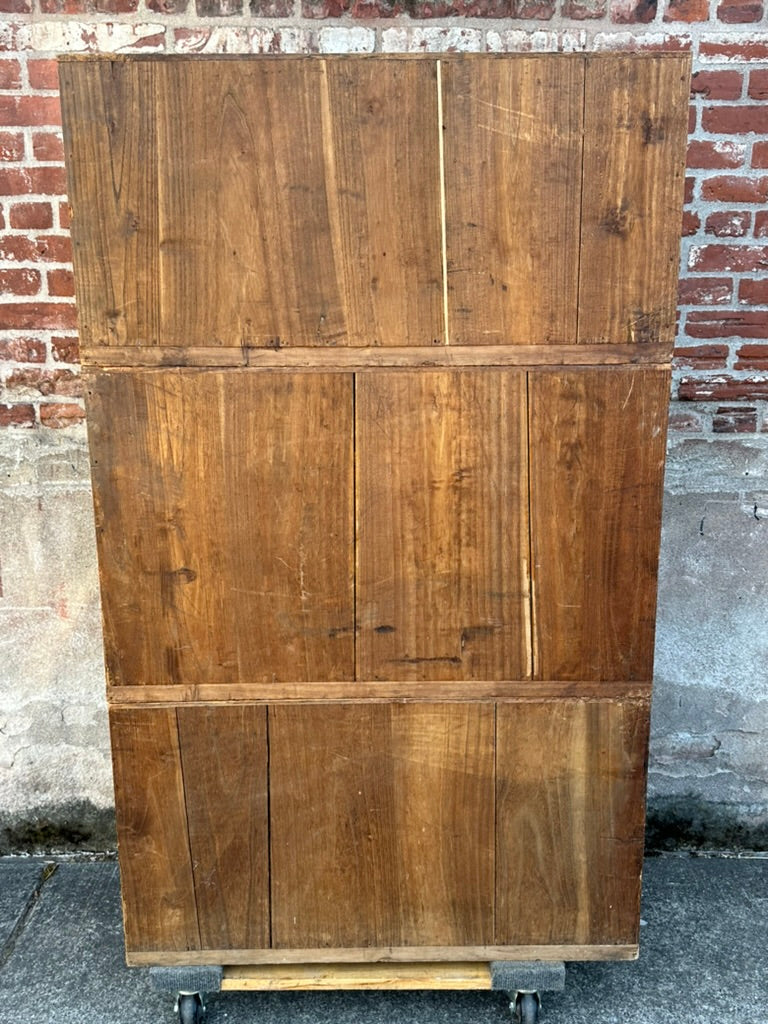 Antique Japanese Taisho Era c1920's Clothing Chest Kiri Ishodansu Tansu 60.5"H