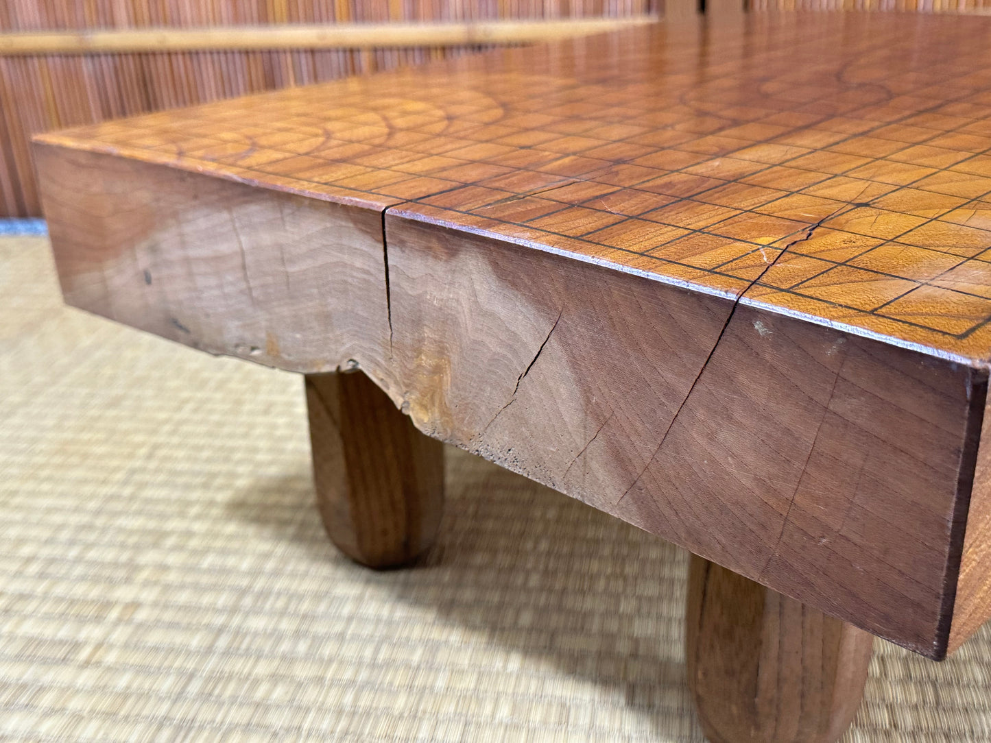 Vintage Japanese Goban 2.75" ( 7cm) Thick  Go Game Board Floor Board F6