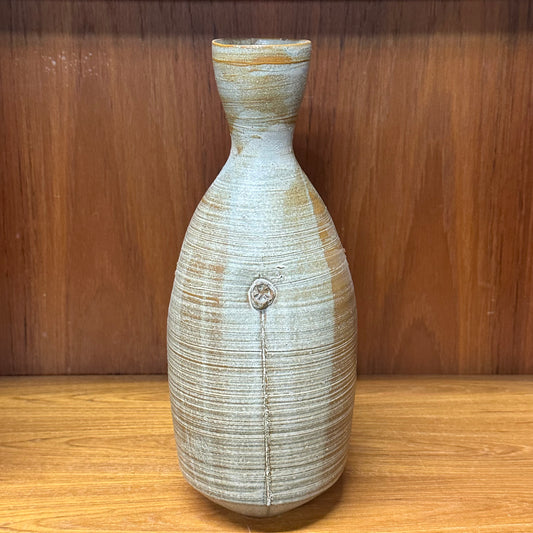Vintage Japanese Showa Era (mid 20th) Hand Thrown Vase Ikebana Signed