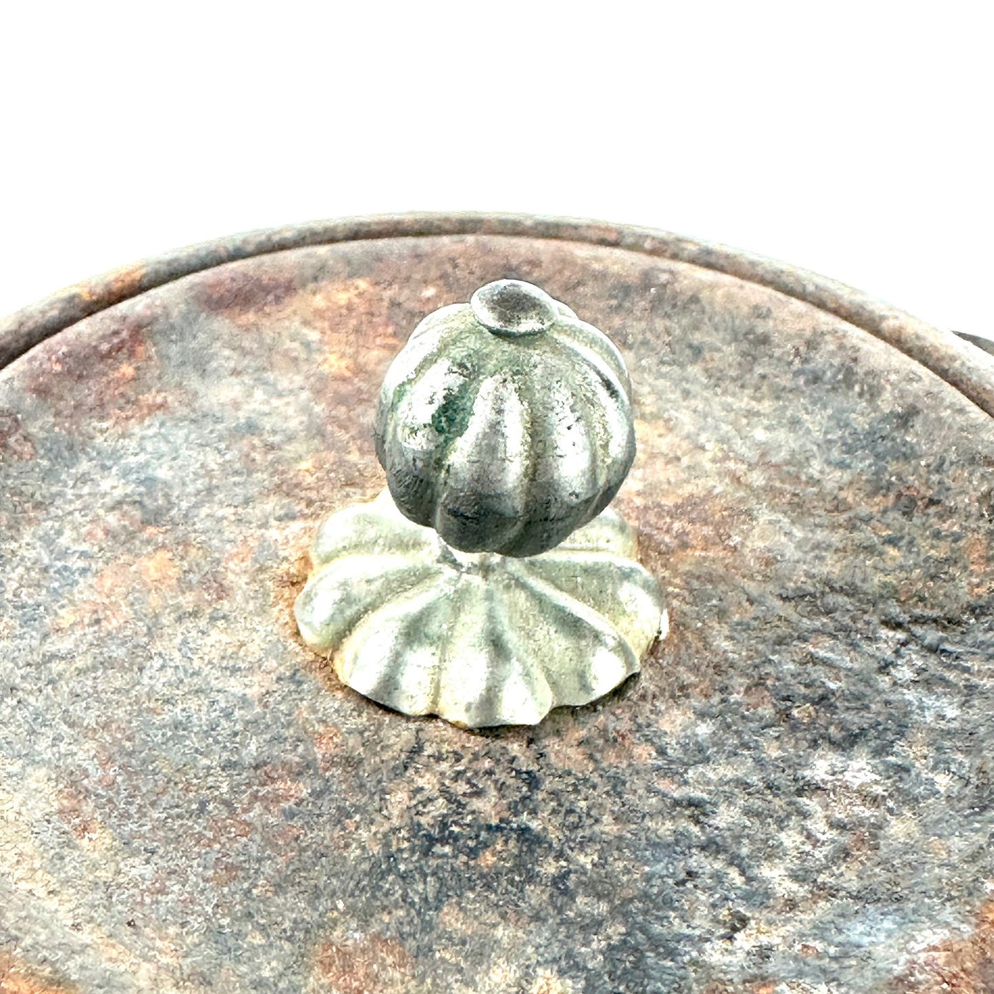 Vintage Japanese Cast Iron Sake Pouring Kettle Chōshi
