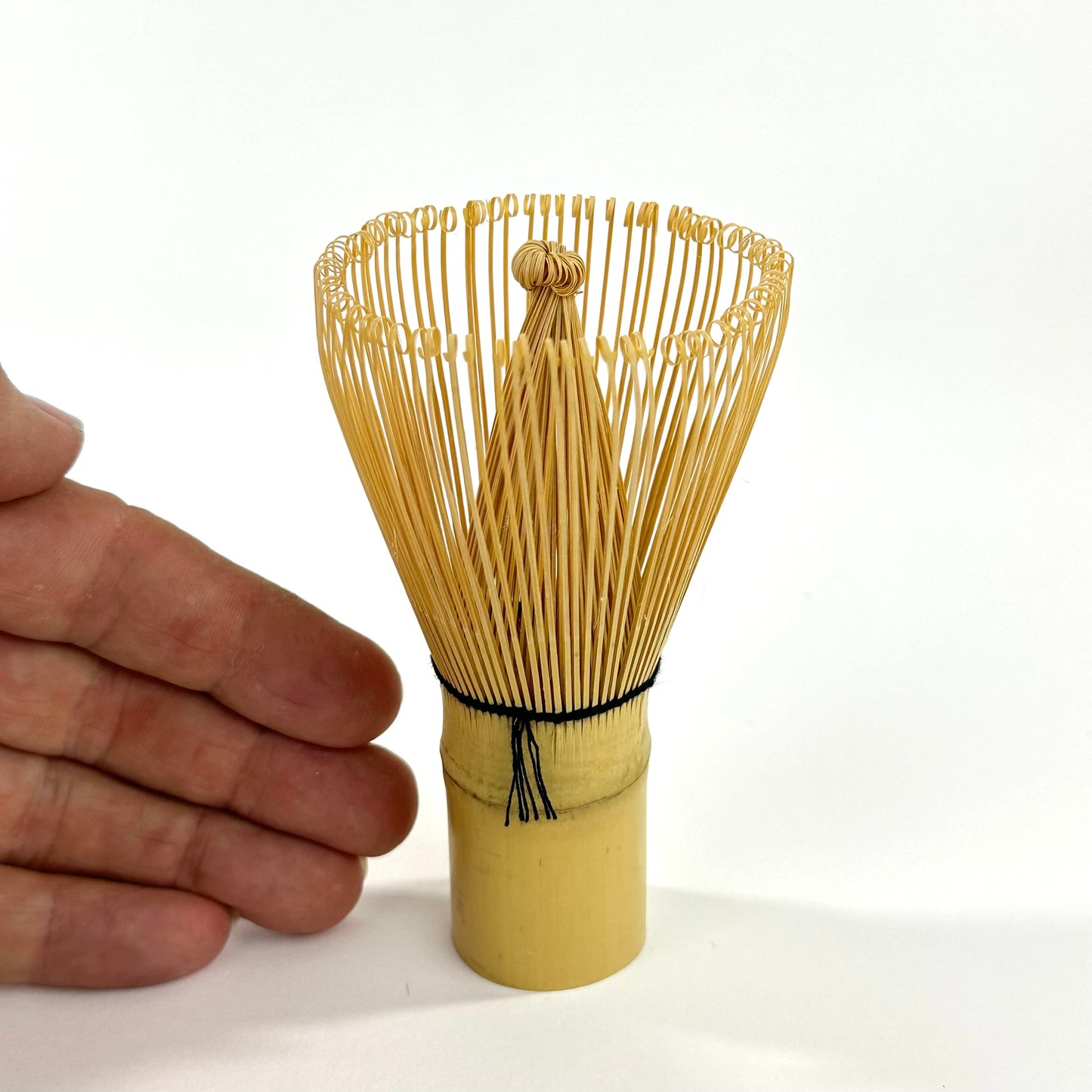 Japanese Style Handmade Bamboo Matcha Chasen Tea Whisk 100 Prong Hyappondate Chikundo NEW 4.5"H